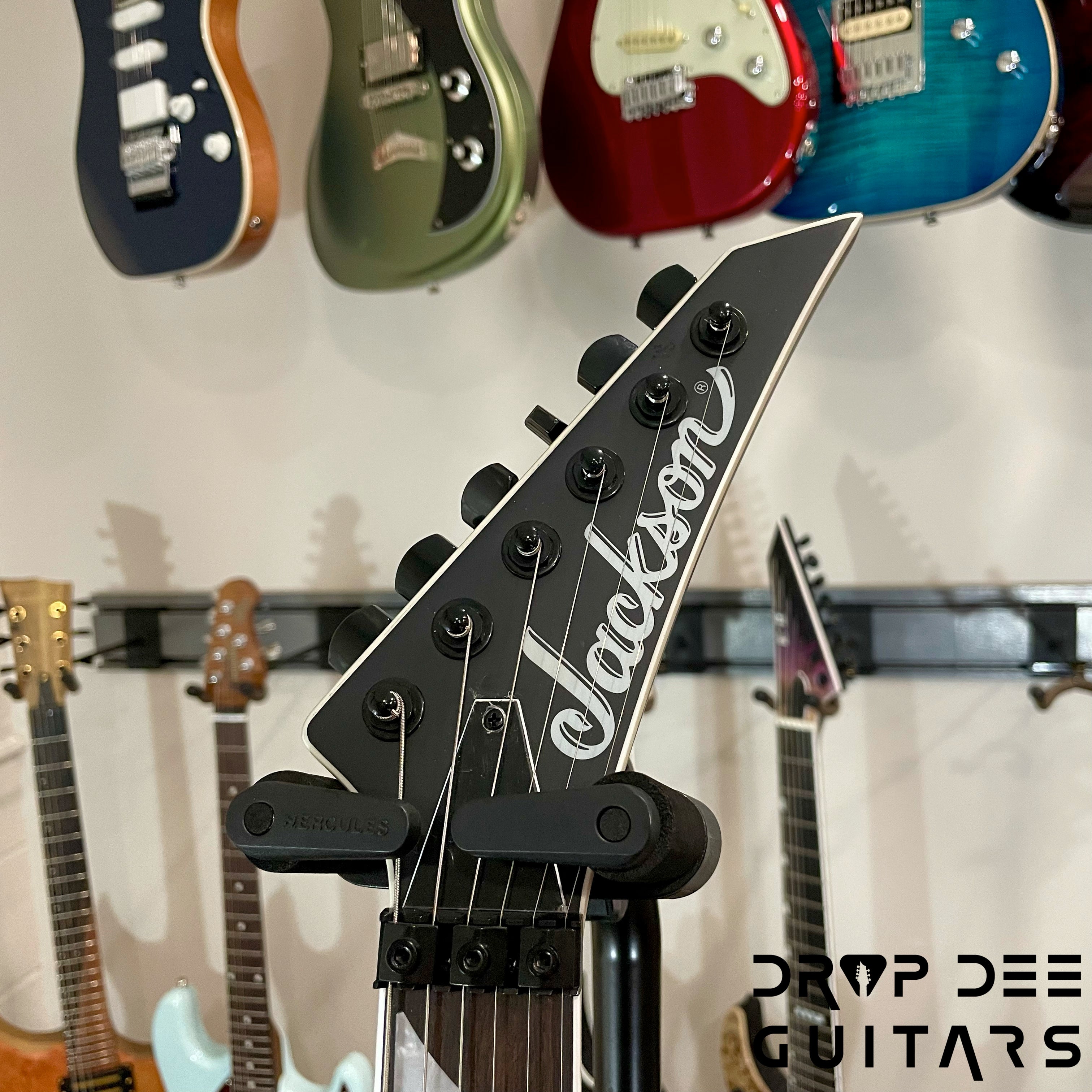 Jackson Concept Series Limited Edition King Kelly KE Electric Guitar w/ Case - Satin Black