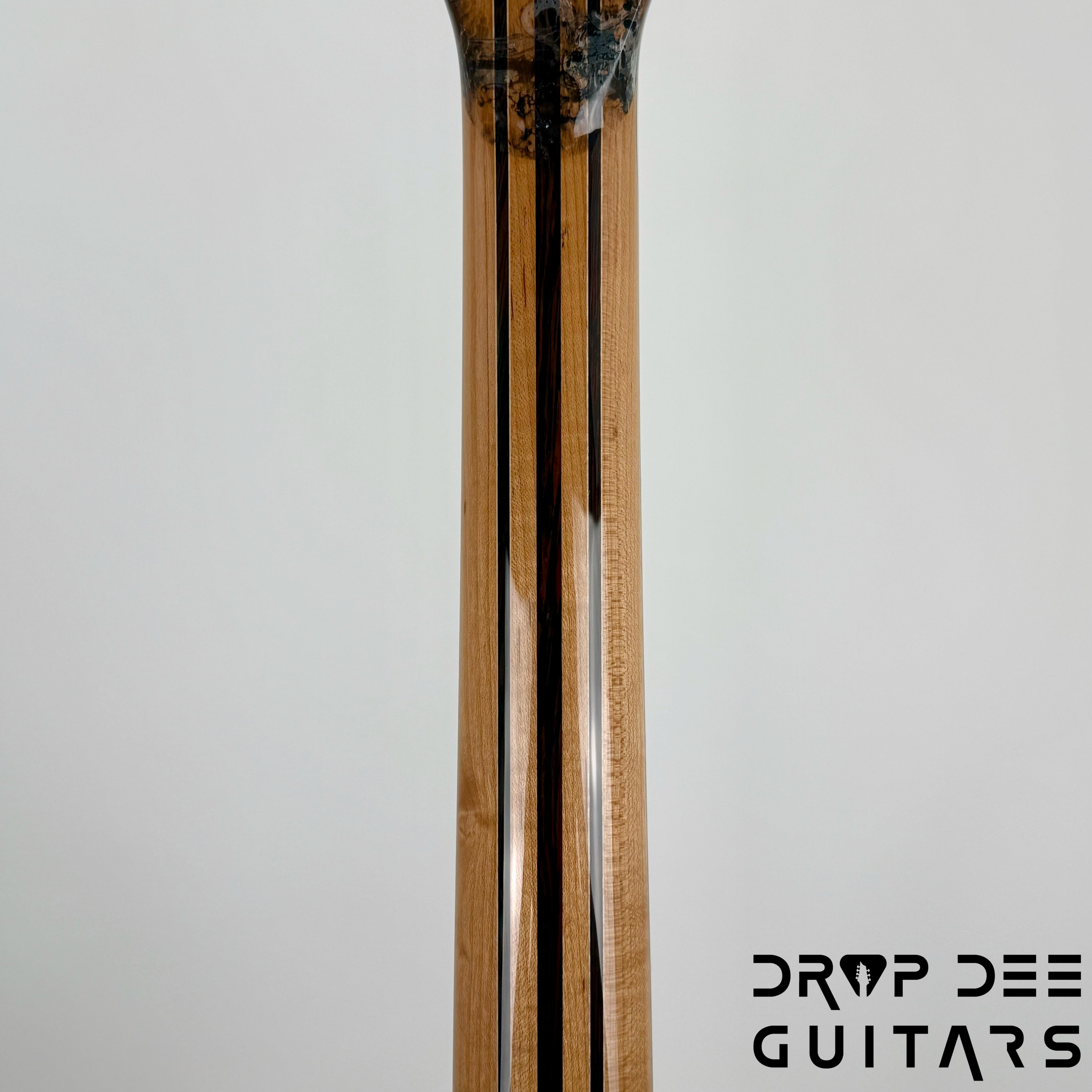 Mayones Regius 4Ever VF 6 Multiscale Evertune Electric Guitar w/ Case - Black Gold Mercury Swirl