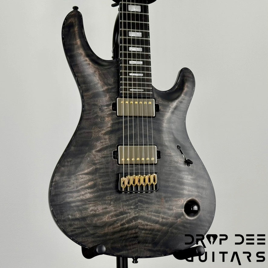 Mayones Regius Core 7 7-String Electric Guitar w/ Case - Antique Black Matt