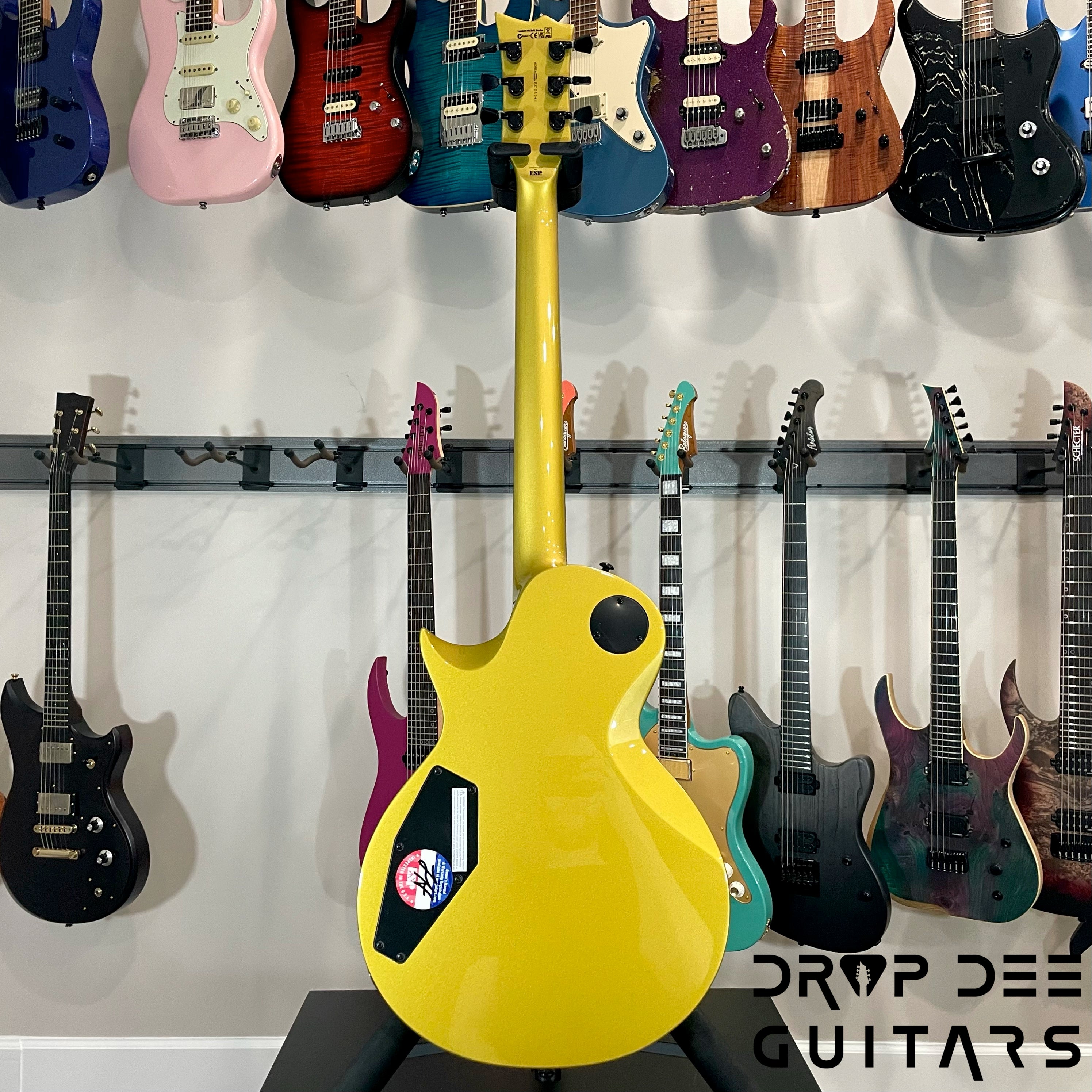 ESP LTD EC-2025 50th Anniversary Electric Guitar w/ Case - Metallic Gold
