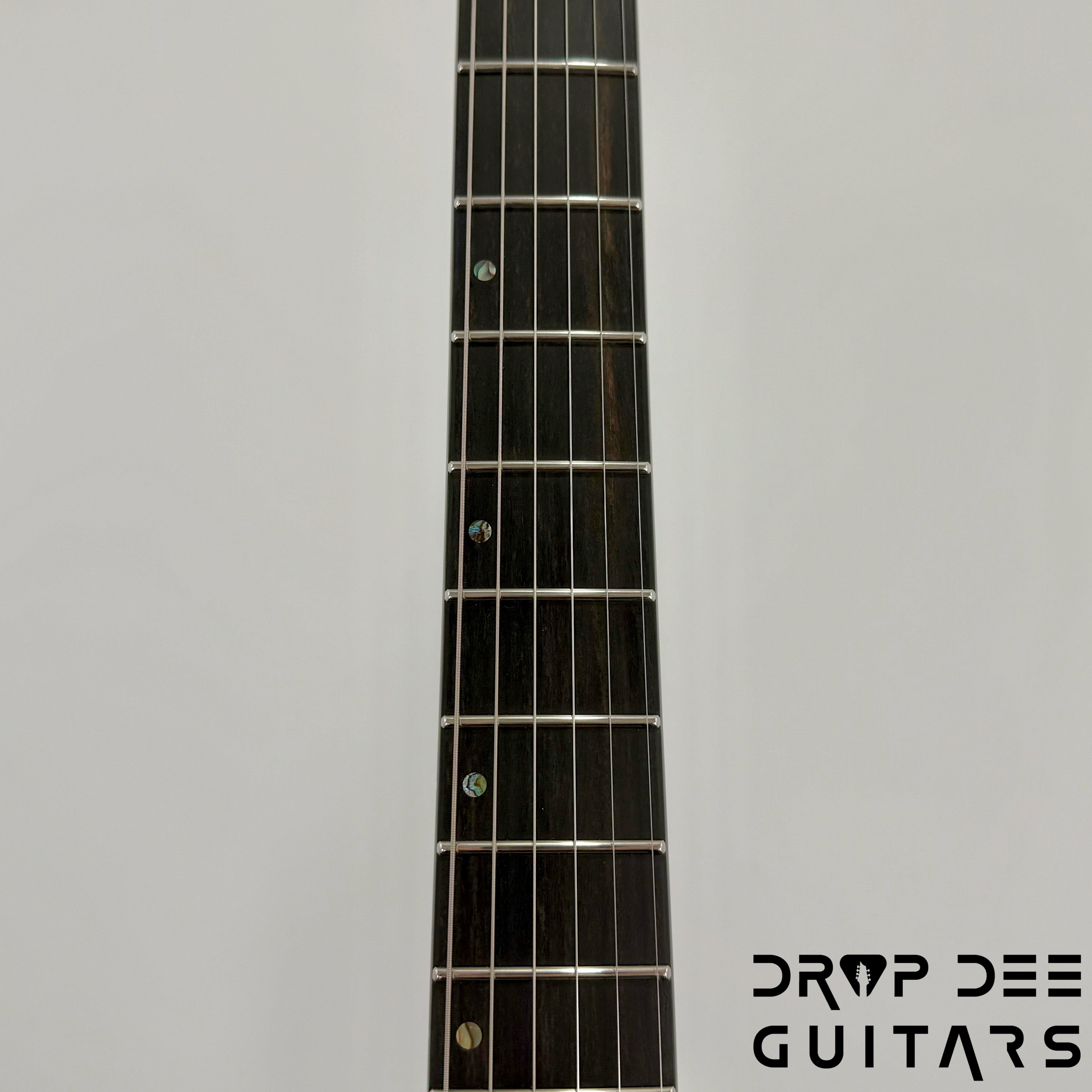 ESP USA V-II FR Electric Guitar w/ Case - Black Sparkle