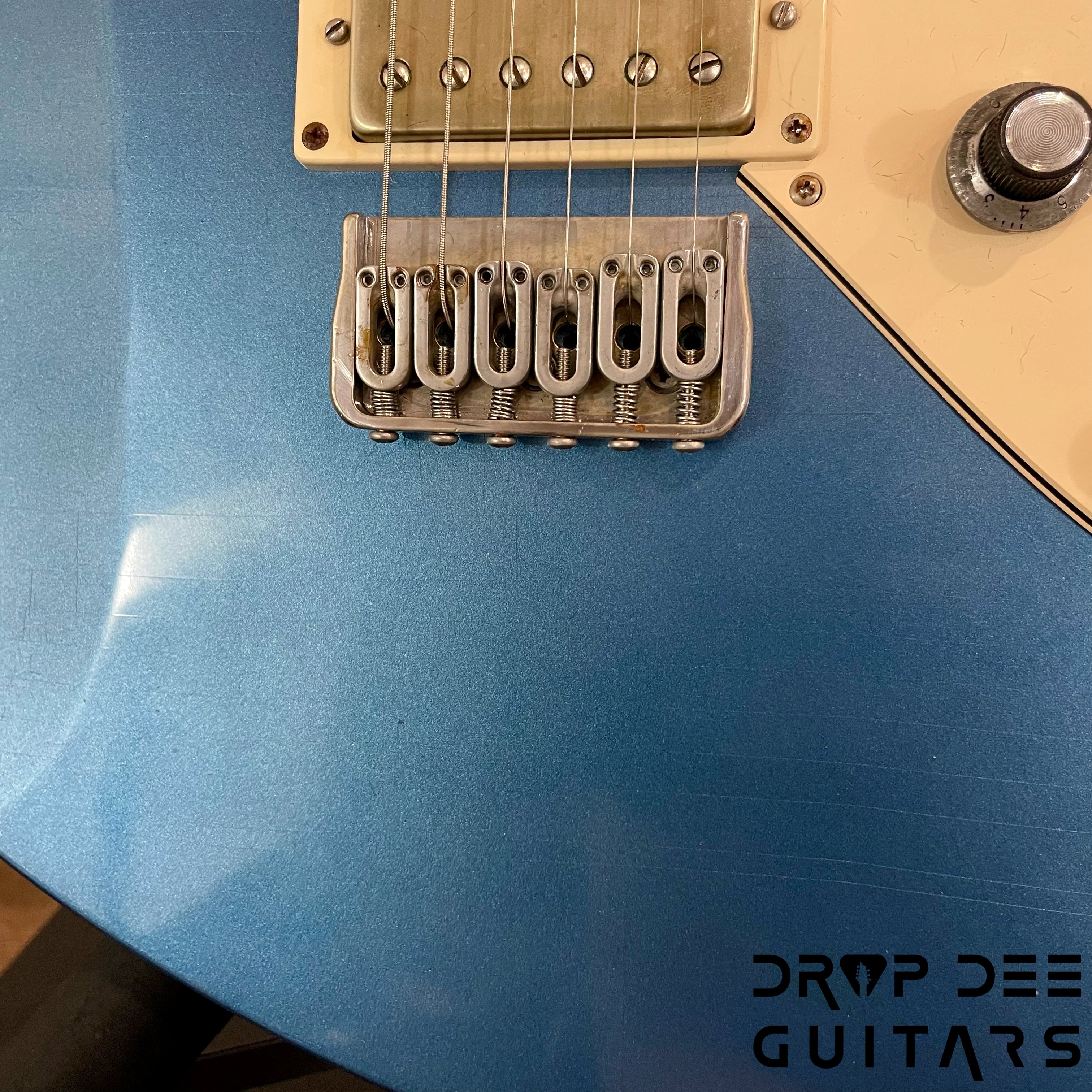 Balaguer USA Heritage Espada Electric Guitar w/ Case - Nitro Aged Pelham Blue Finish