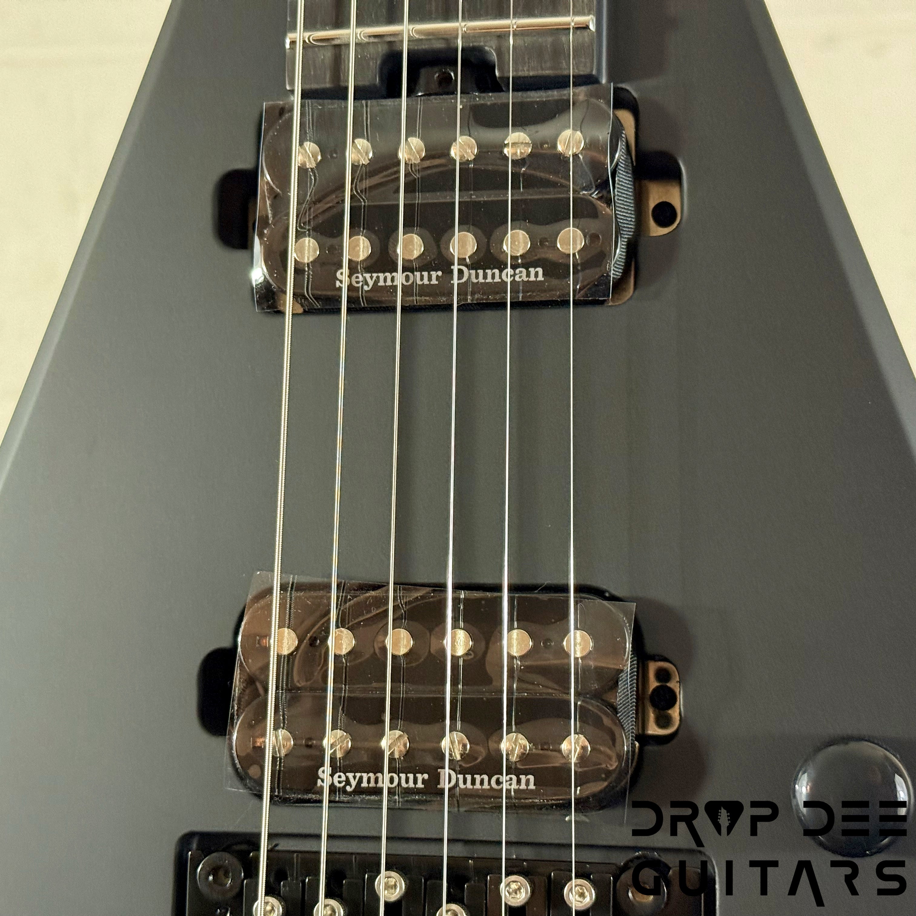 Jackson American Series Rhoads RR24 Electric Guitar w/ Case - Satin Black