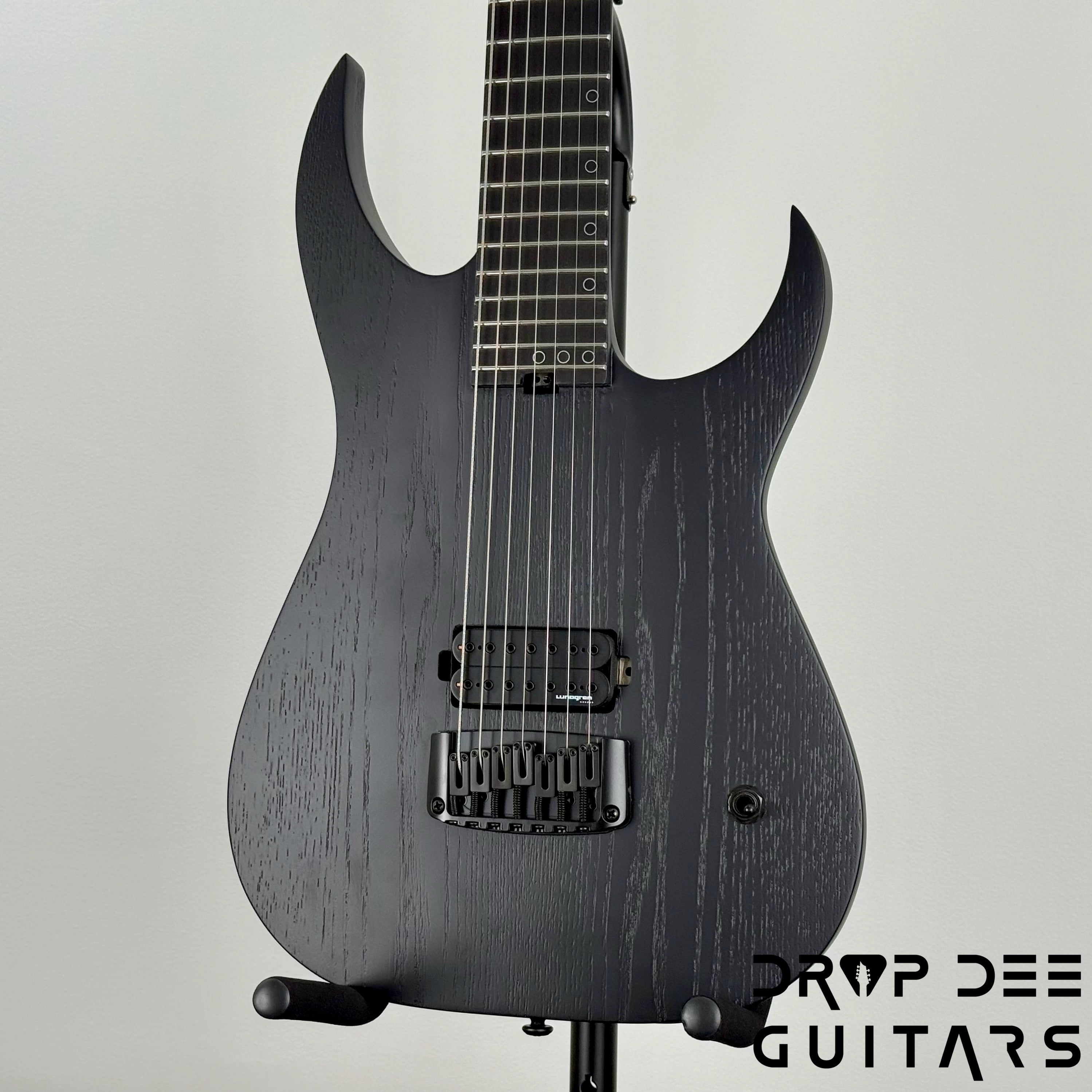 Schecter Diamond Series Keith Merrow KM-7 MK-III EX 7-String Baritone Electric Guitar - Satin Black Open Pore