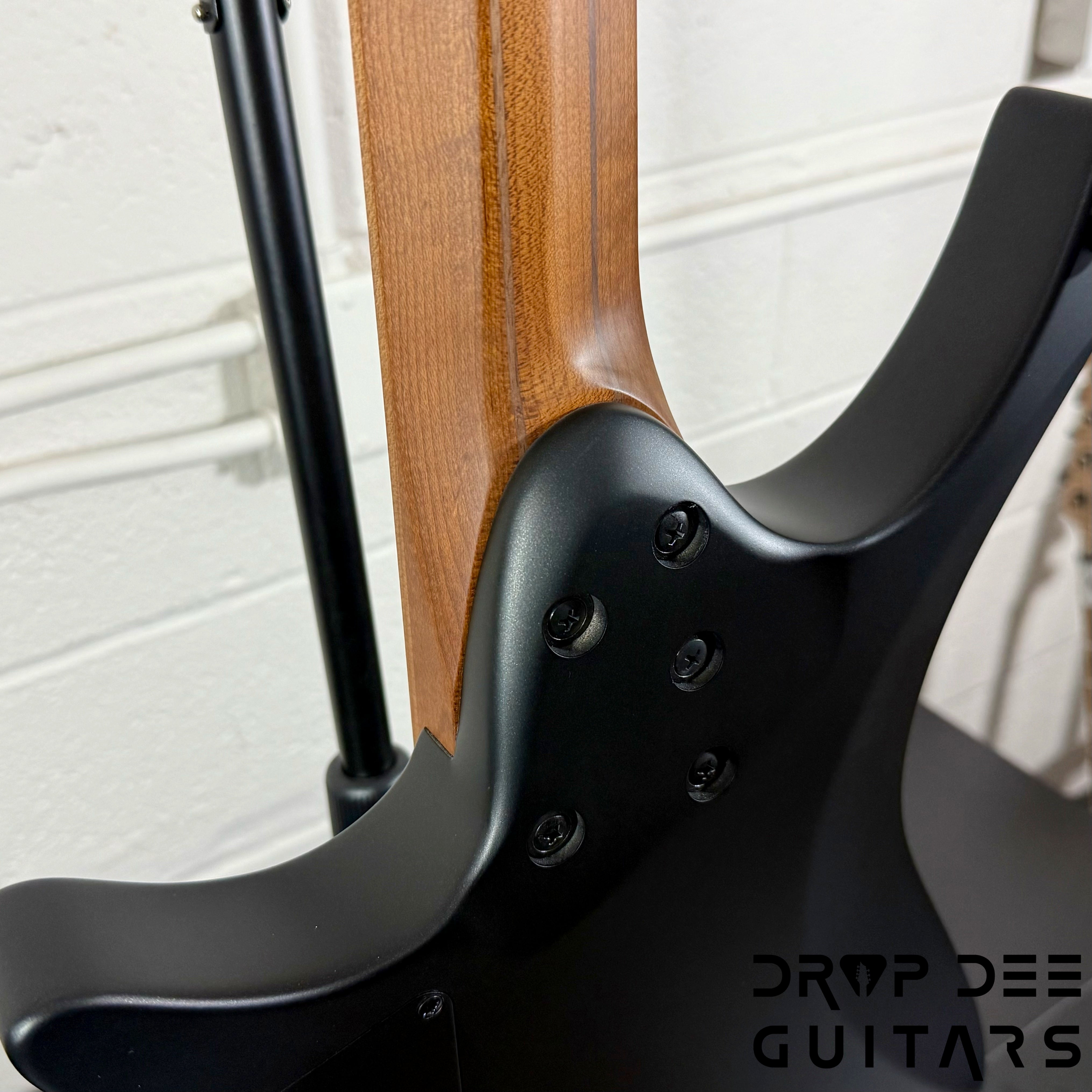 Strandberg Boden Standard N2.7 7-String Multiscale Headless Electric Guitar w/ Bag - Black Satin Metallic