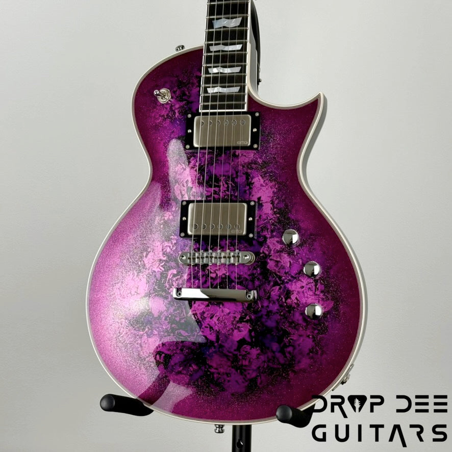 ESP Original Series Eclipse Custom Electric Guitar w/ Case - Purple Peel
