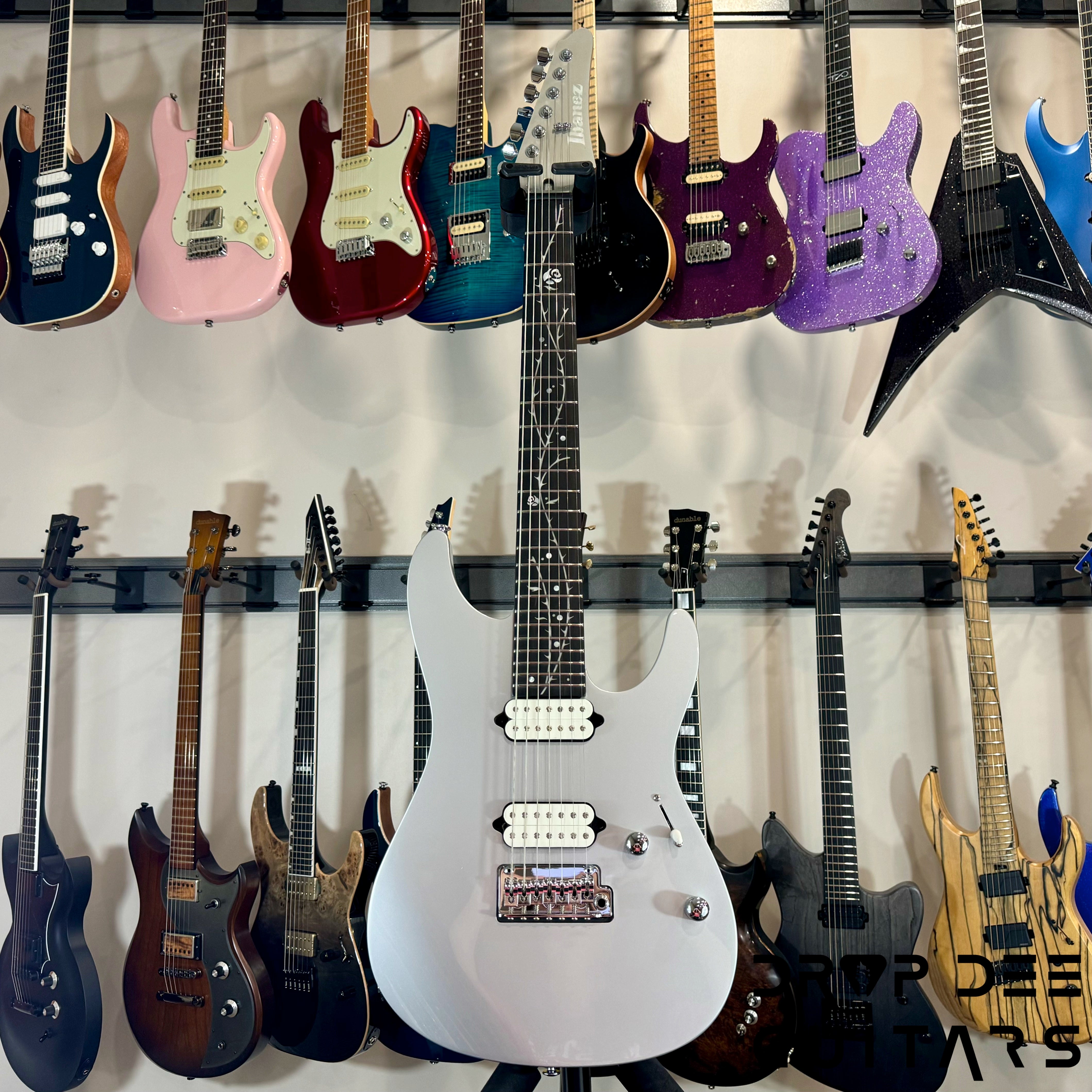 Ibanez Tim Henson T0D70 7-String Electric Guitar w/ Bag - Silver