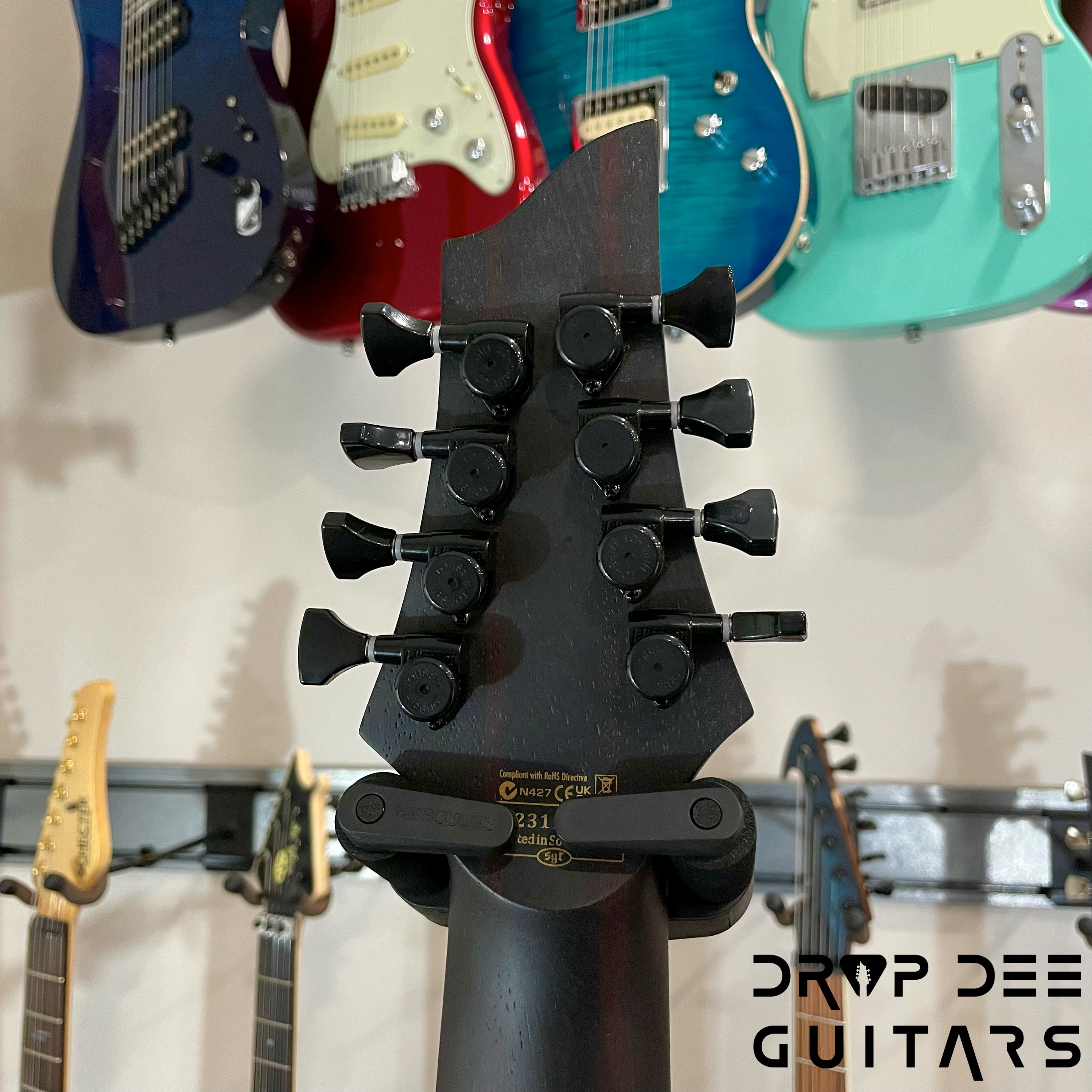 Schecter John Browne Tao-8 Baritone 8-String Electric Guitar - Azure