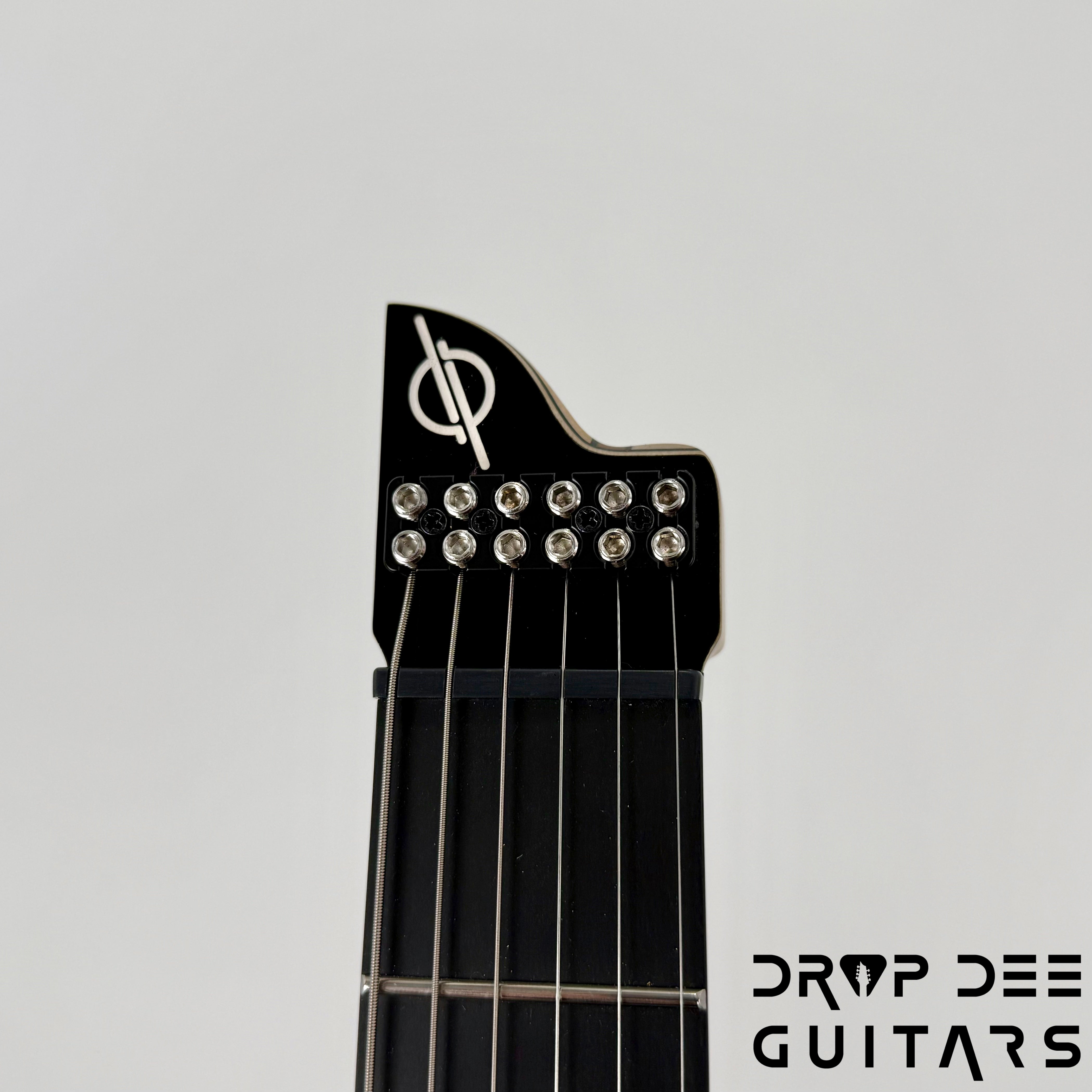 Infinia Neptune Headless Electric Guitar w/ Bag - Solid Lunar Black