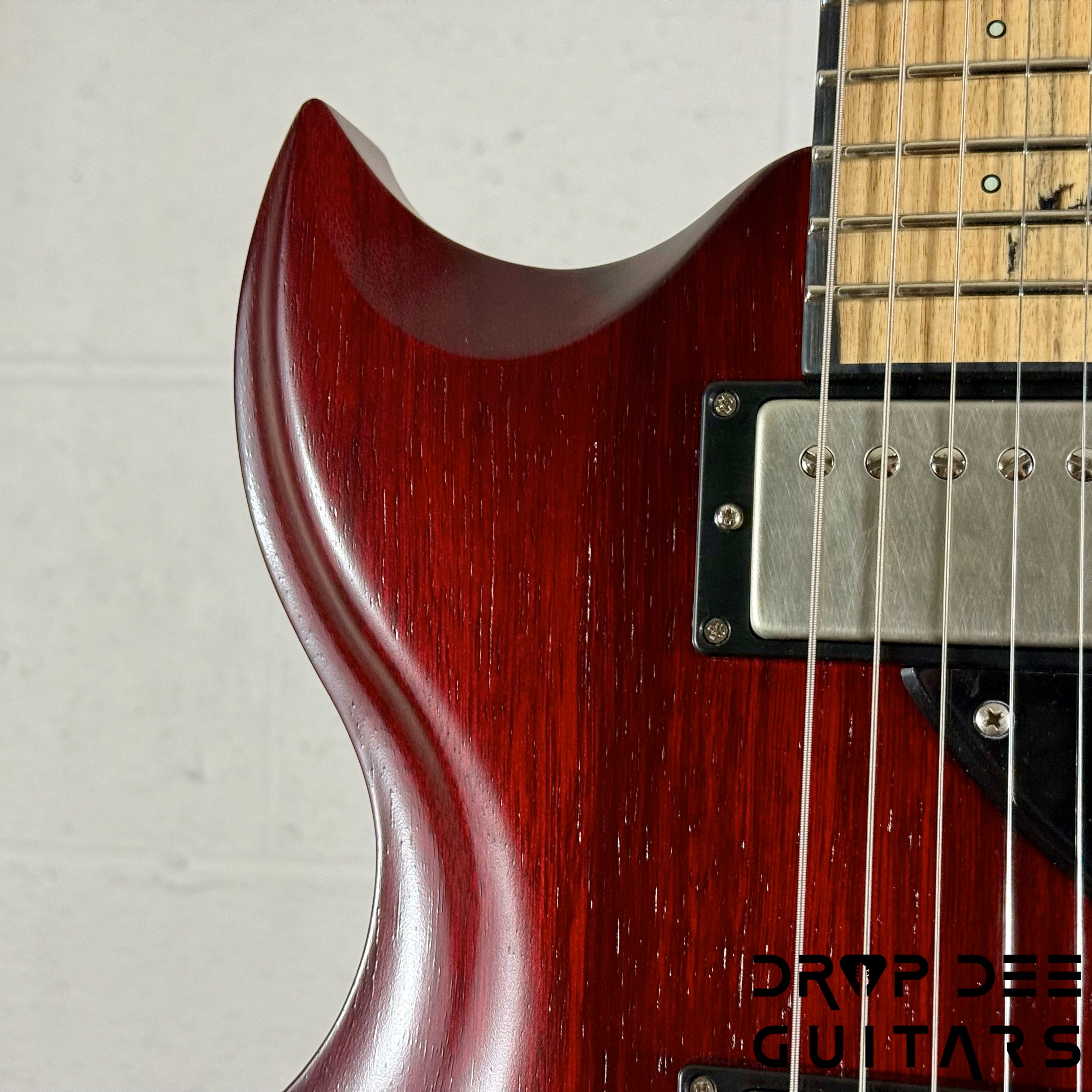 Dunable USA Custom Shop Minotaur Electric Guitar w/ Case - Transparent Red