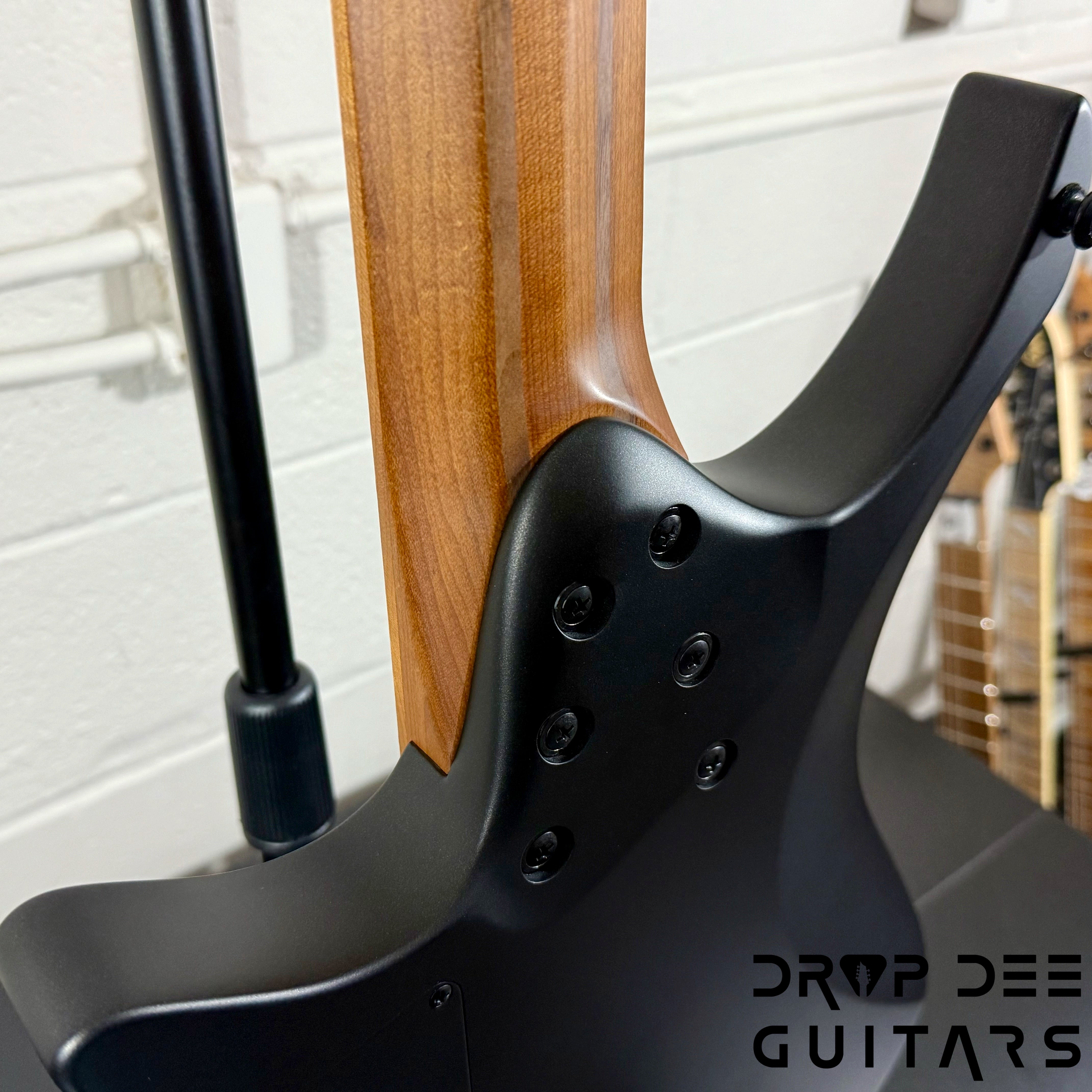 Strandberg Boden Standard N2.8 8-String Multiscale Headless Electric Guitar w/ Bag - Black Satin Metallic