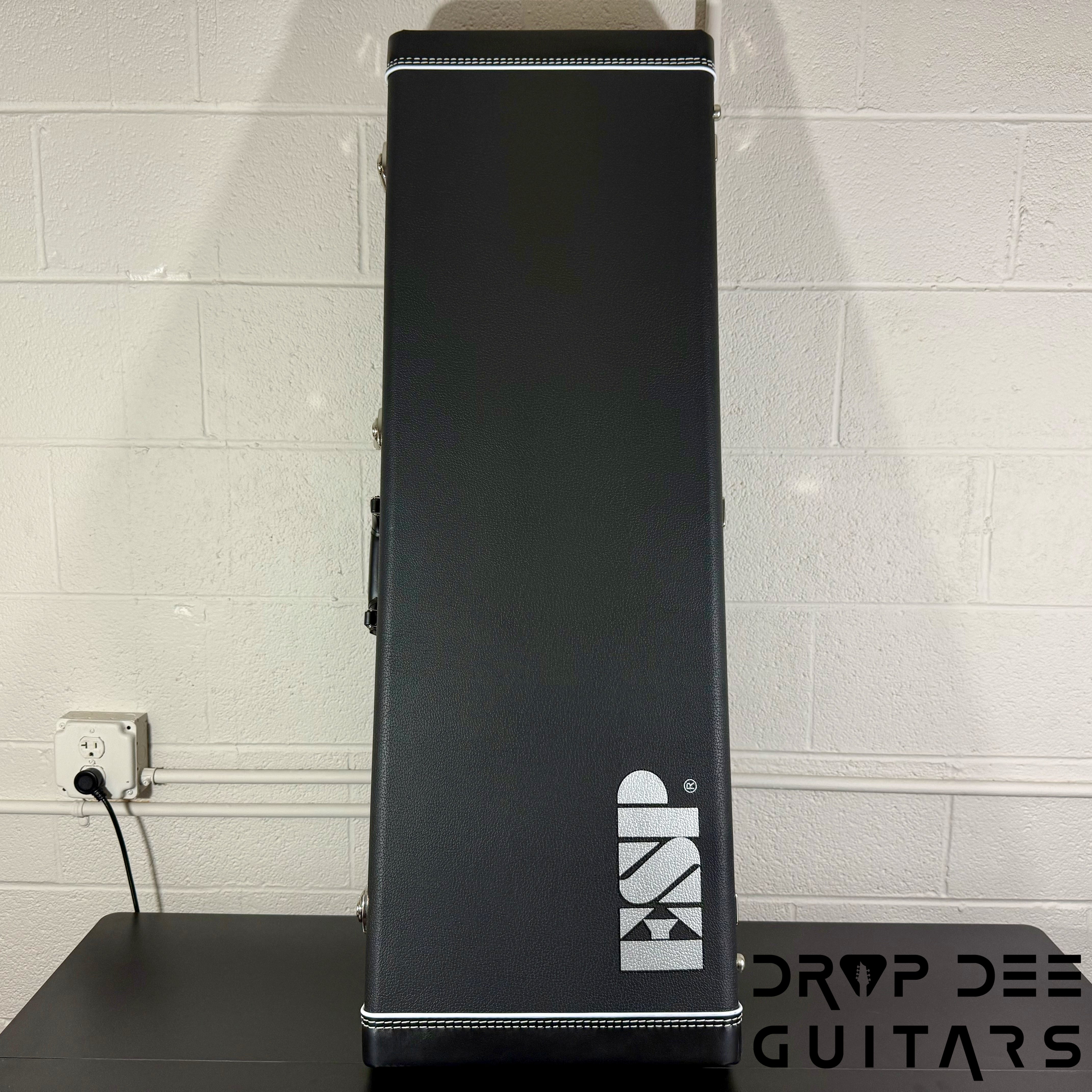 ESP E-II M-I NT QM Electric Guitar w/ Case - See Thru Black Sunburst