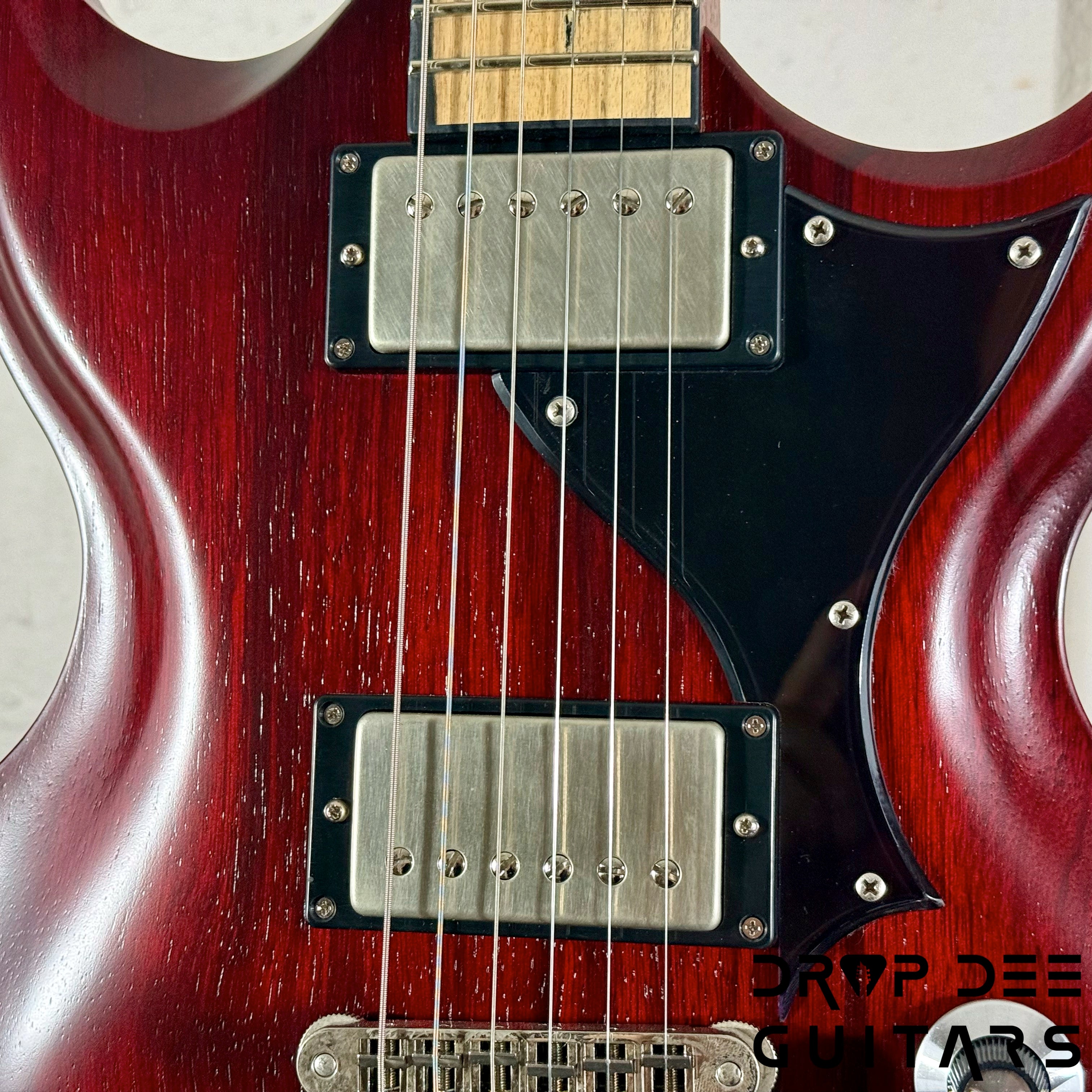 Dunable USA Custom Shop Minotaur Electric Guitar w/ Case - Transparent Red