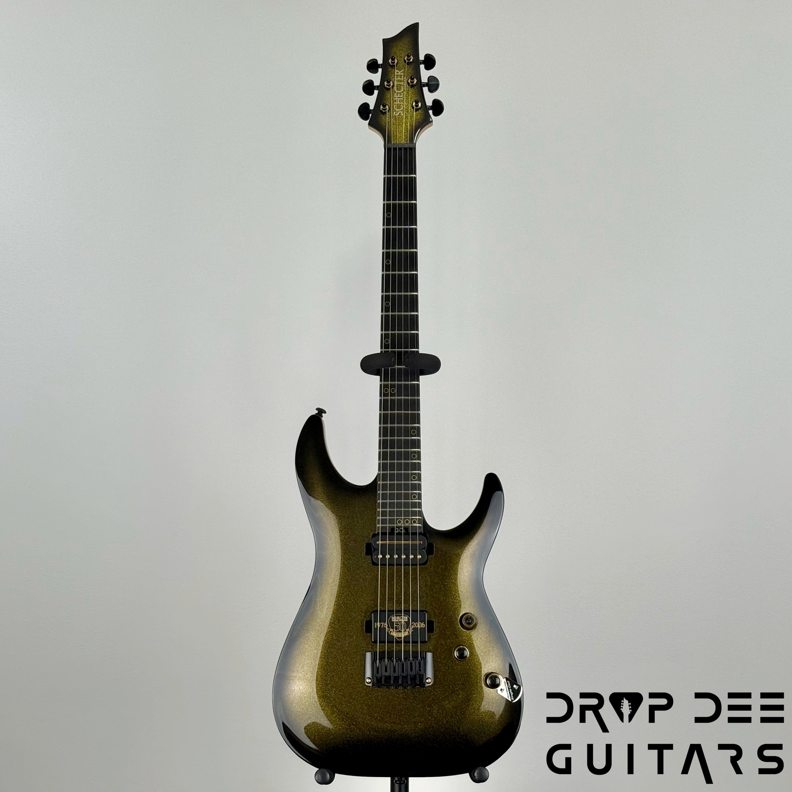Schecter Diamond Series 50th Anniversary C-1 Electric Guitar - 50th Gold Burst