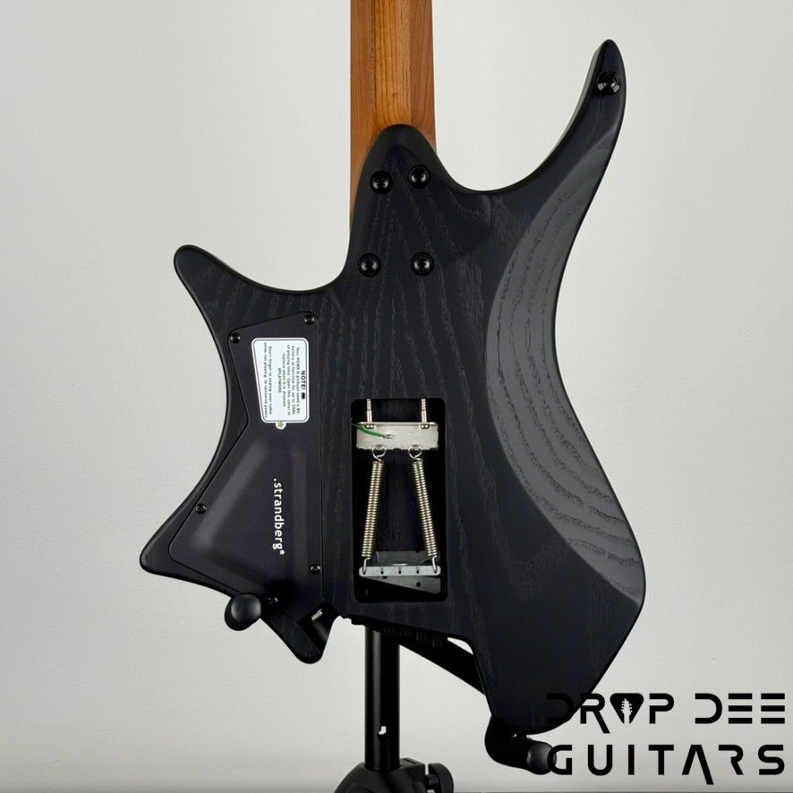 Strandberg Boden Original N2.6T Tremolo Multiscale Headless Electric Guitar w/ Bag - Black Denim Burst Satin