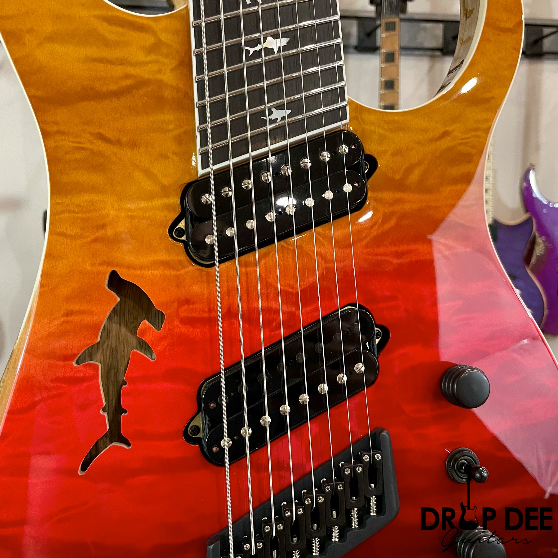 Ormsby Hype GTR Limited Edition Shark 8-String Electric Guitar w/ Bag