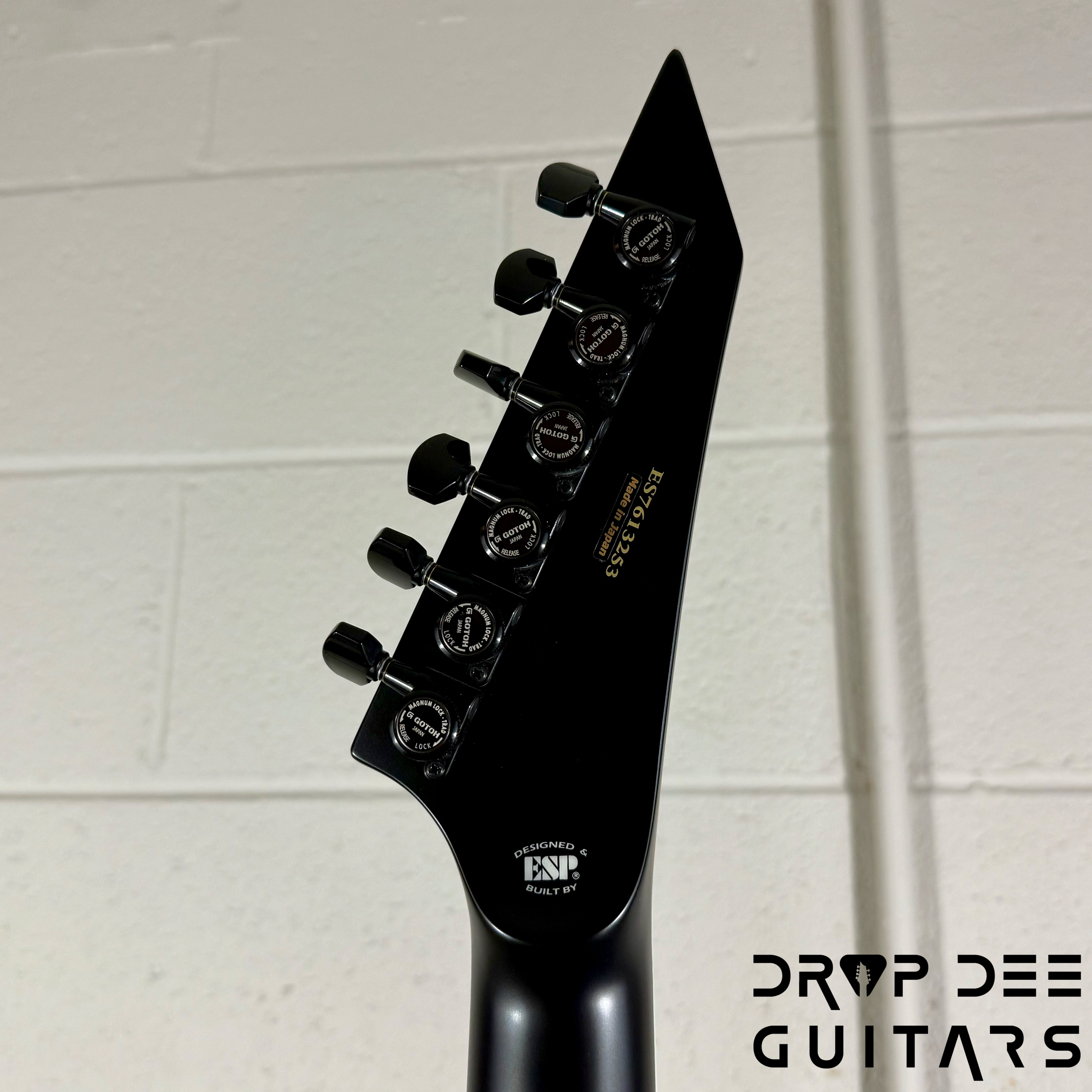 ESP E-II M-I NT QM Electric Guitar w/ Case - See Thru Black Sunburst