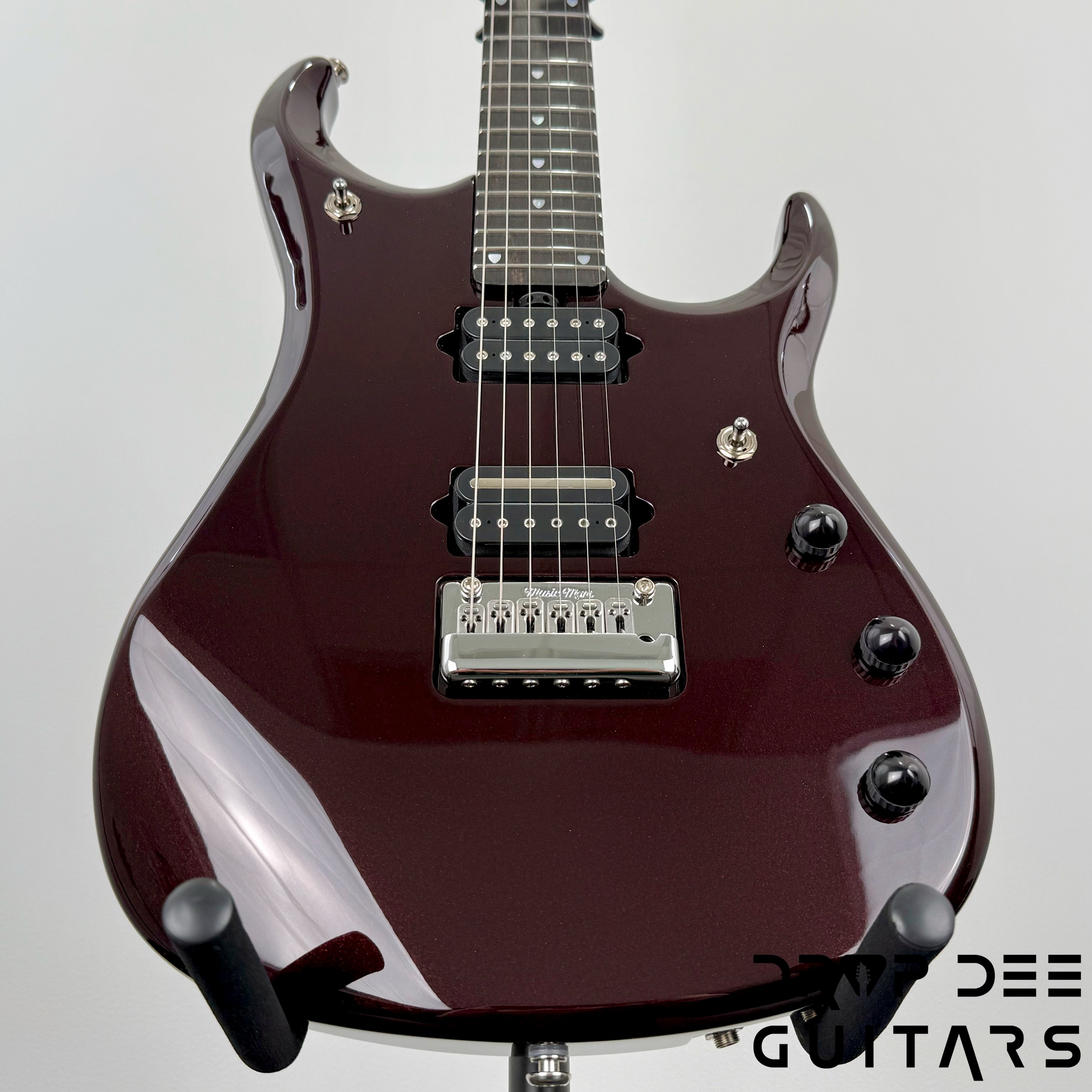 Ernie Ball Music Man JP12 6 Electric Guitar w/ Case - Cherry Sugar