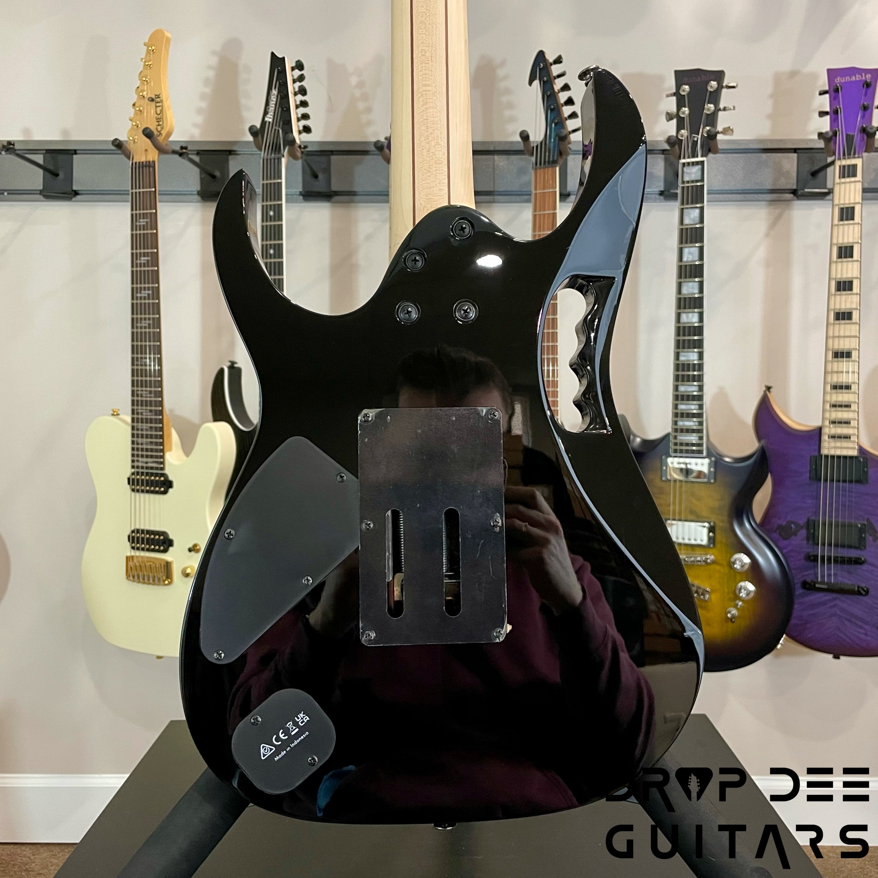 Ibanez Premium JEM77P Steve Vai Signature Electric Guitar w/ Bag - Blue Floral Pattern