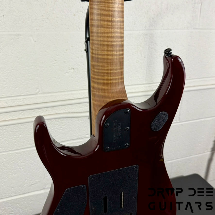 Ernie Ball Music Man JP15-7 7-String Electric Guitar w/ Case - Red Tide