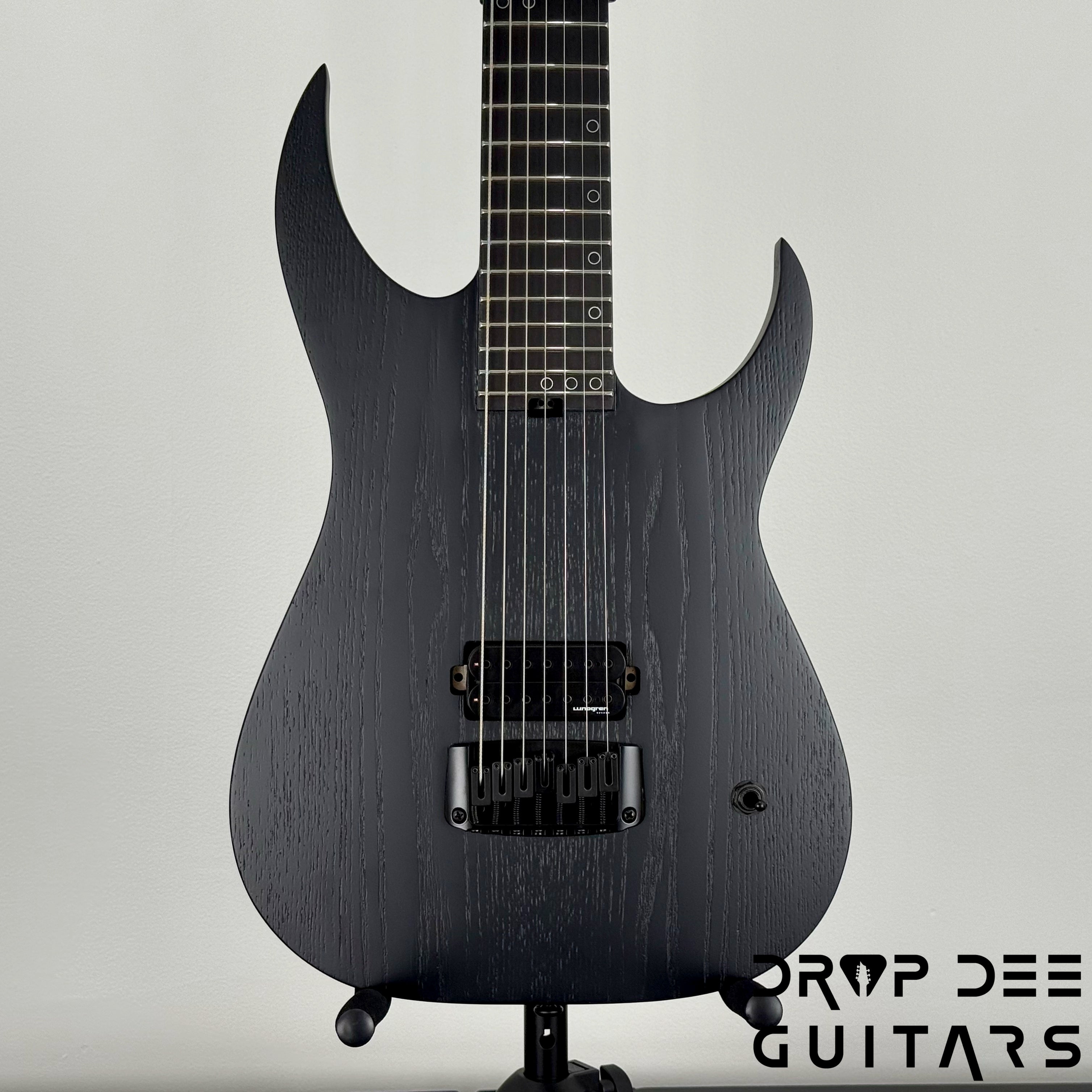 Schecter Diamond Series Keith Merrow KM-7 MK-III EX 7-String Baritone Electric Guitar - Satin Black Open Pore
