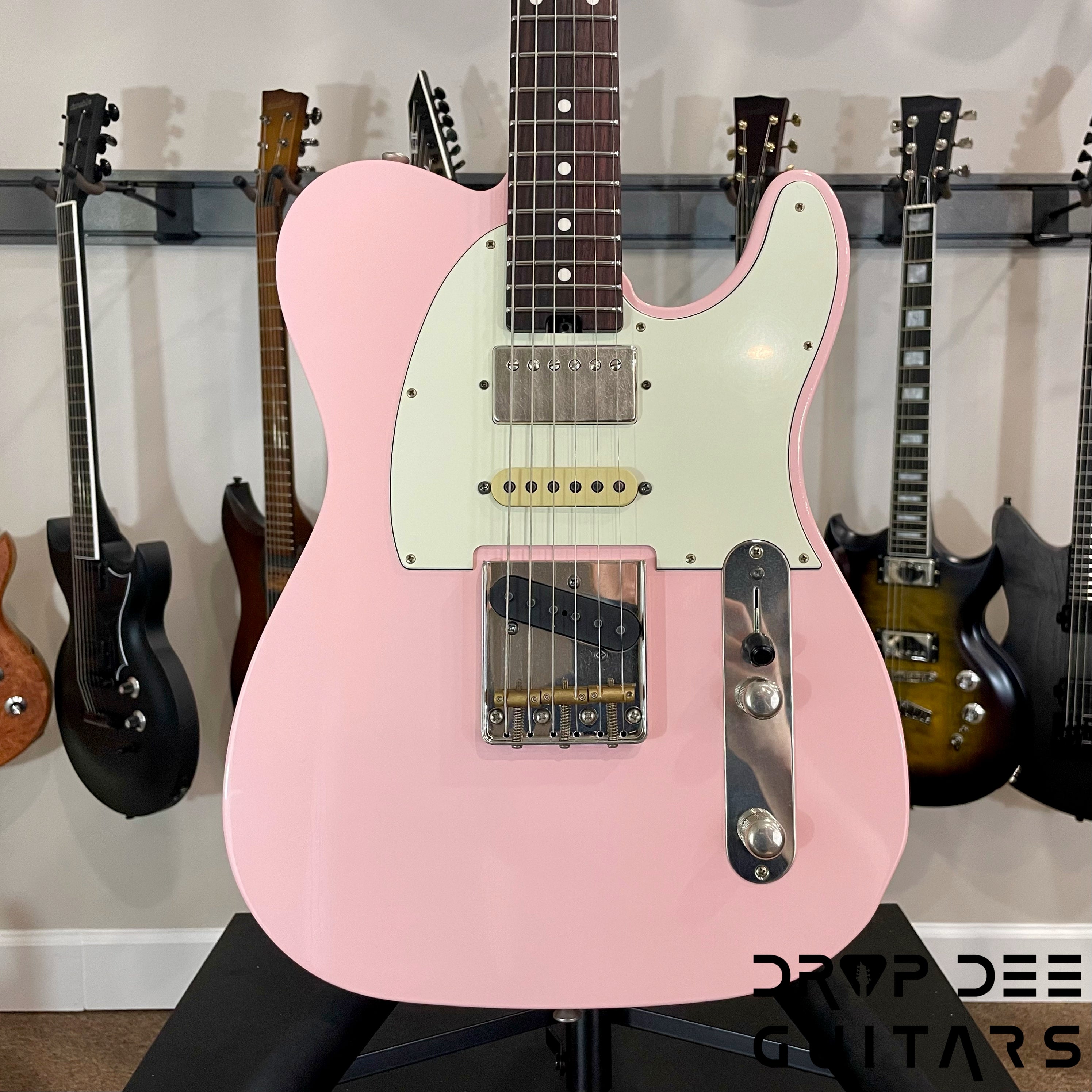 Schecter Custom Shop PT Wembley Studio Electric Guitar w/ Case - Shell Pink Aged Nitro