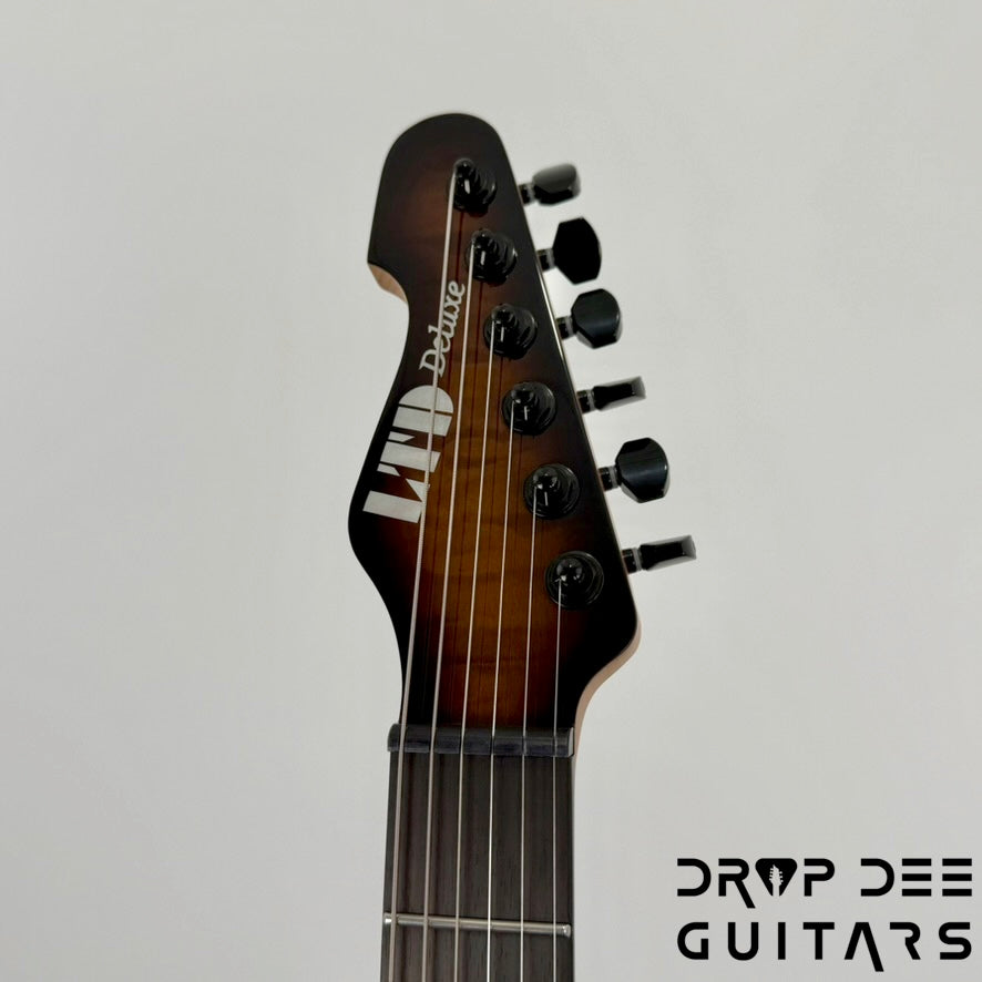 ESP LTD SN-1000HT QM Electric Guitar - Dark Brown Sunburst
