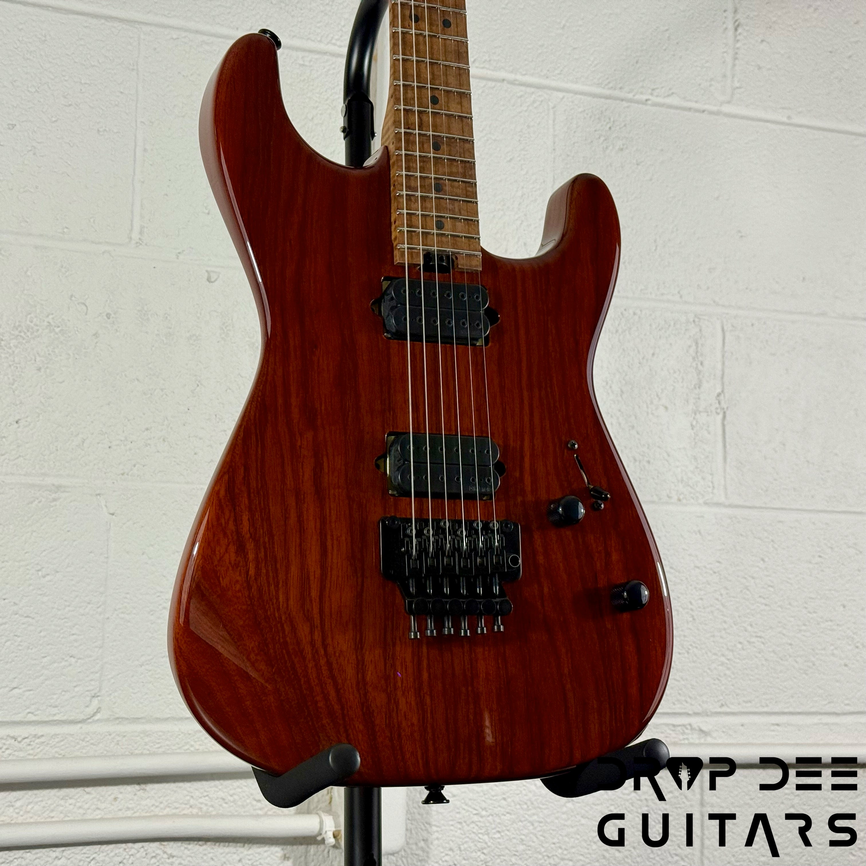 Charvel USA Custom Shop Special Edition San Dimas Electric Guitar w/ Case - Root Beer Trans