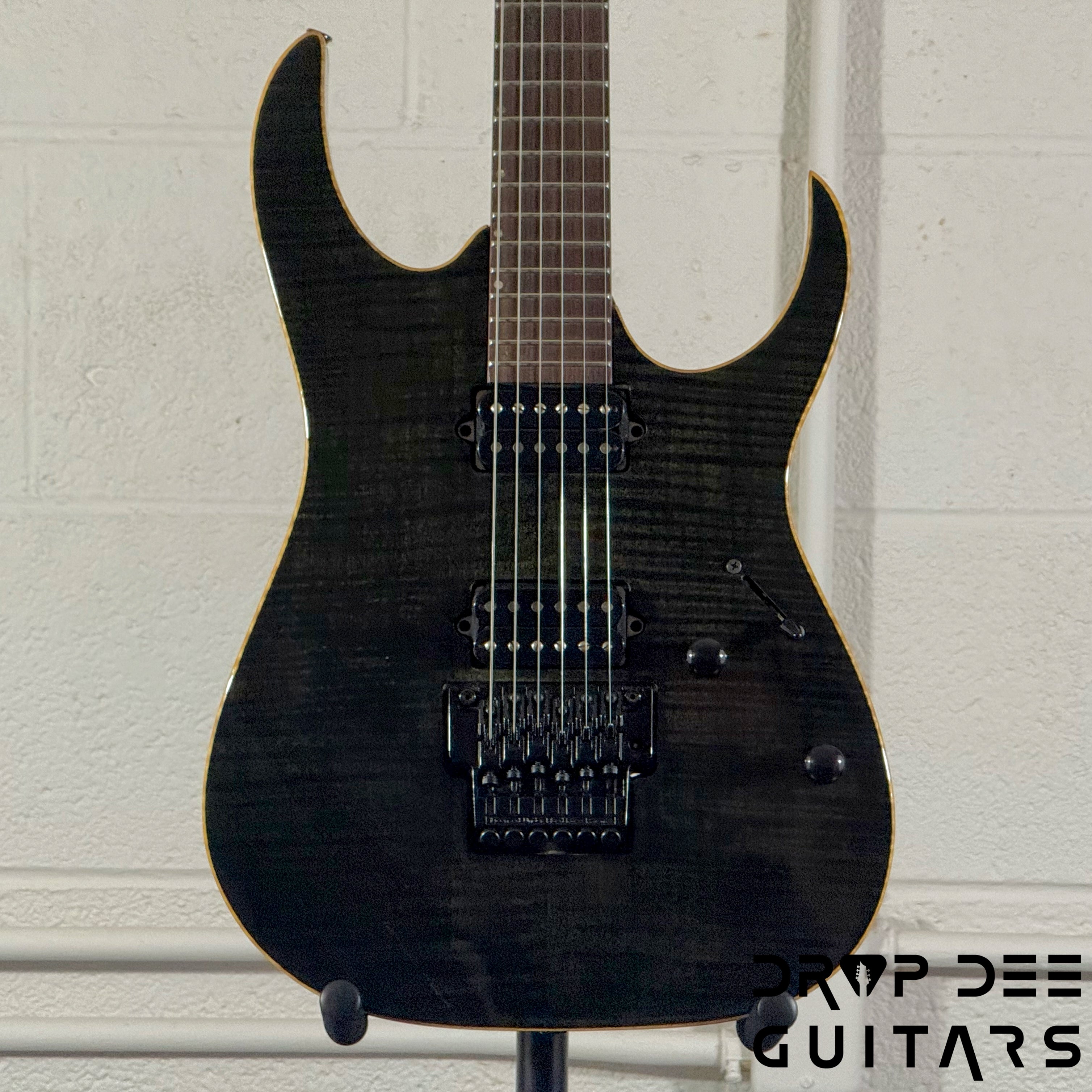 Ibanez J Custom RG1702 Electric Guitar w/ Case - Silky Black