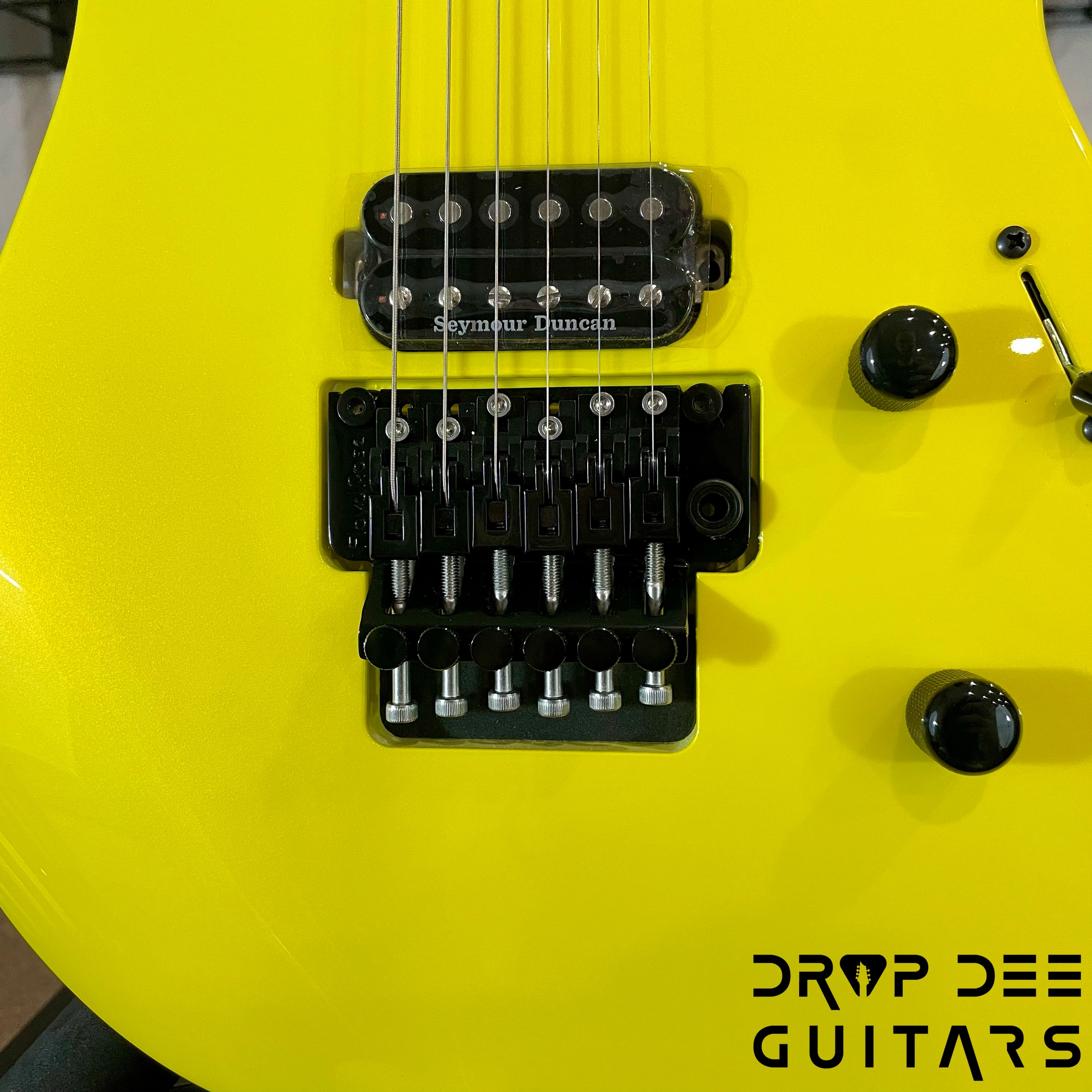 Jackson American Series Soloist SL2 DX Electric Guitar w/ Case - Lemon Ice