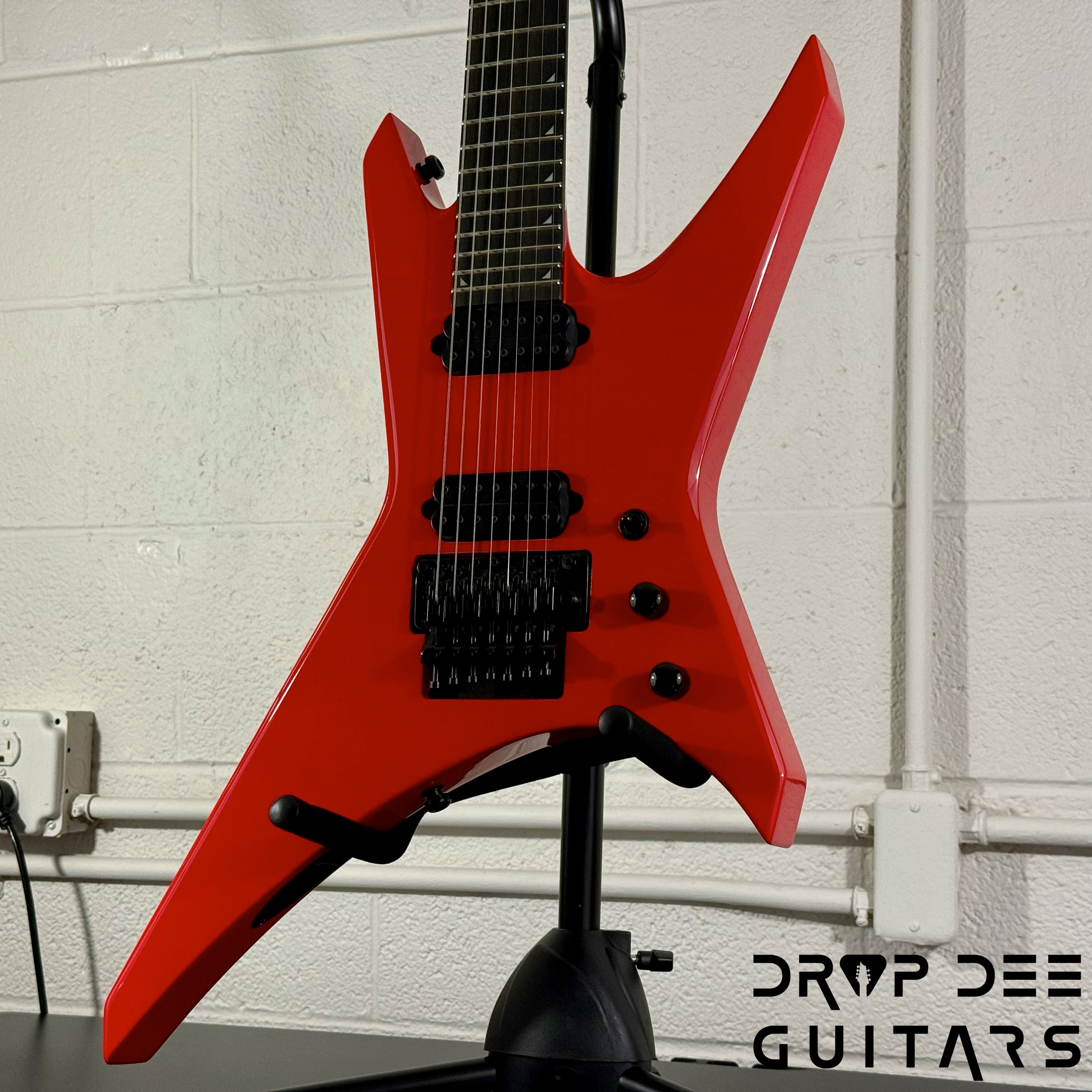 Jackson Pro Series Dave Davidson Signature WR7 Baritone 7-String Electric Guitar w/ Bag - Ferrari Red