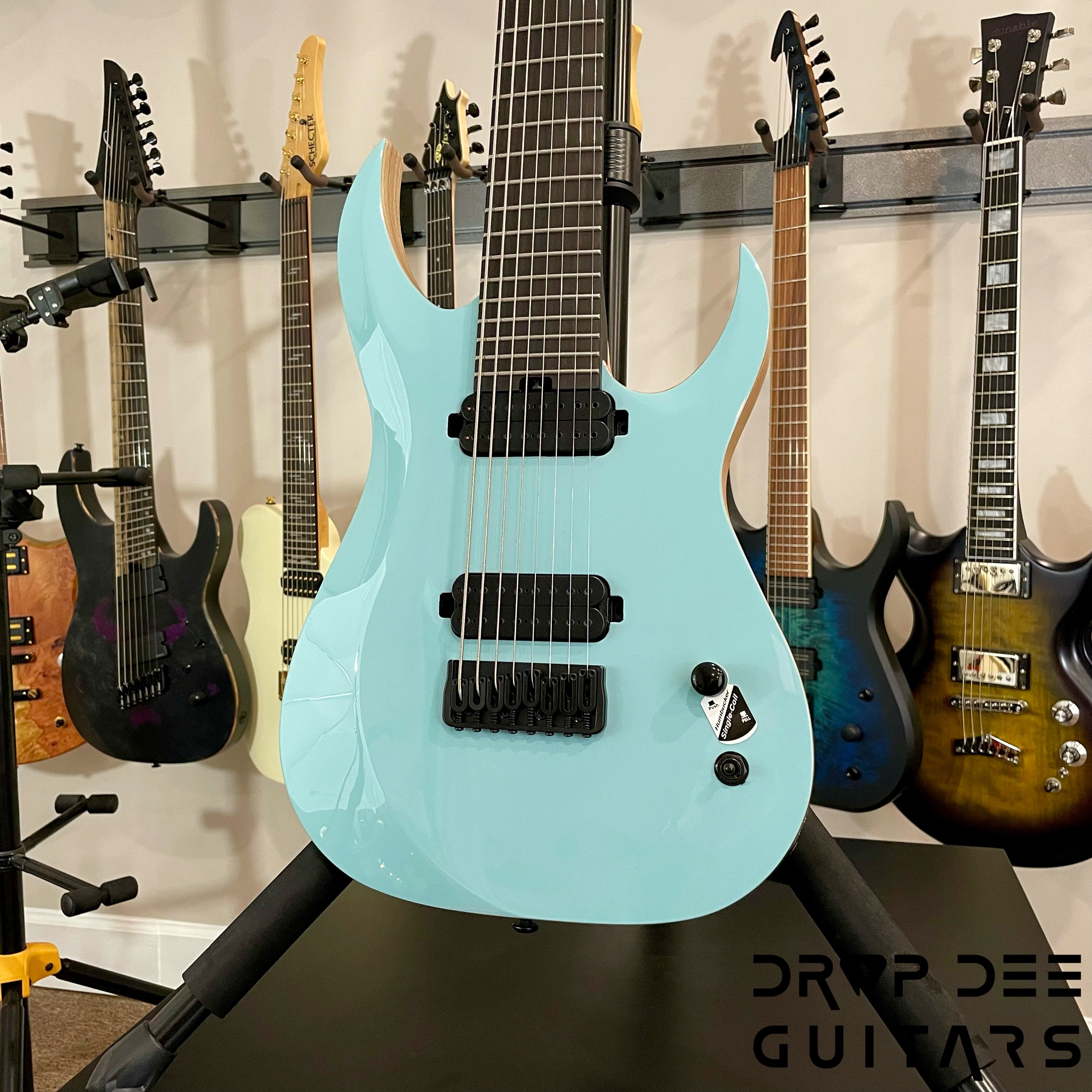 Schecter John Browne Tao-8 Baritone 8-String Electric Guitar - Azure