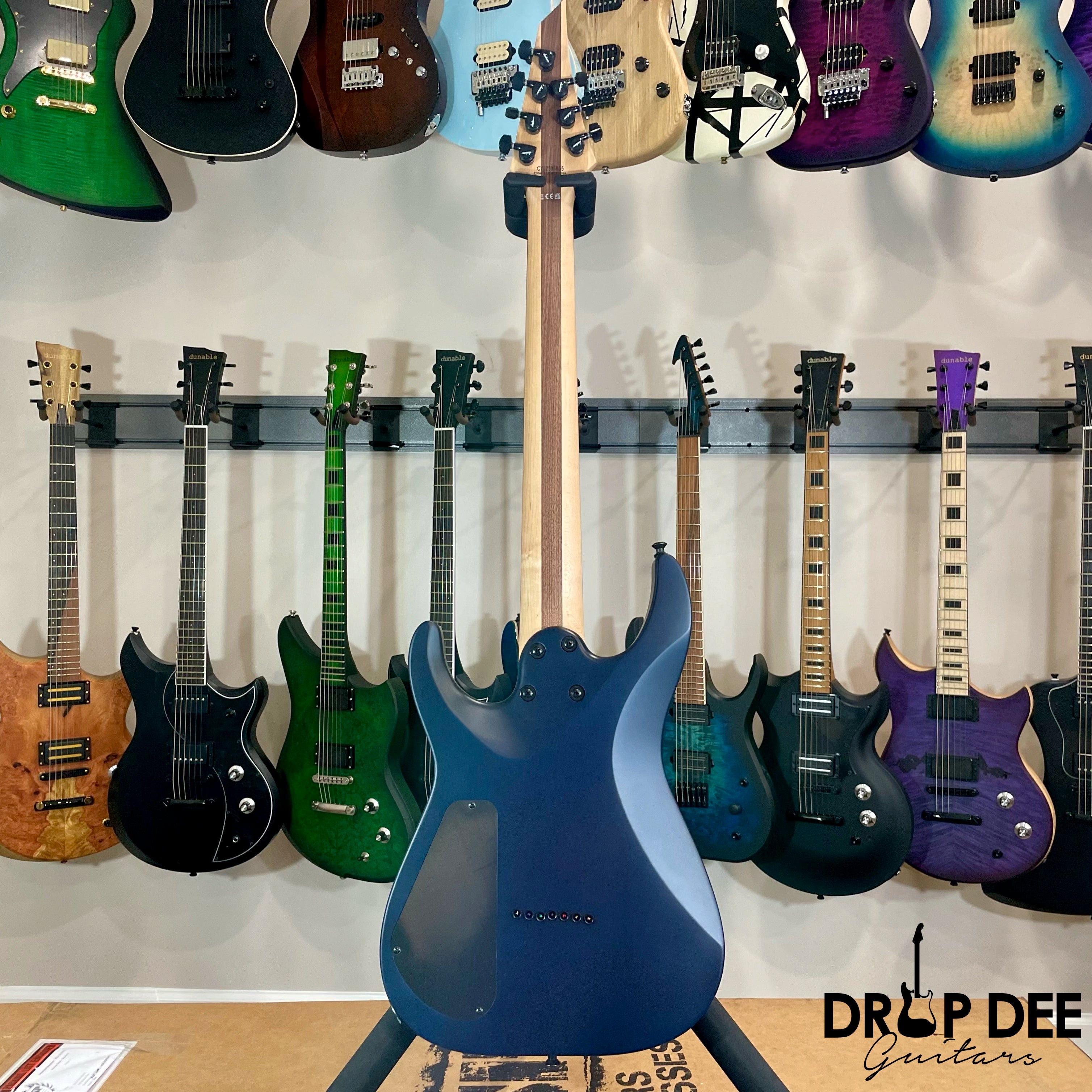 Jackson Pro Plus Series Dinky MDK7P HT Baritone 7-String Electric Guitar w/ Bag - Chlorine Burst