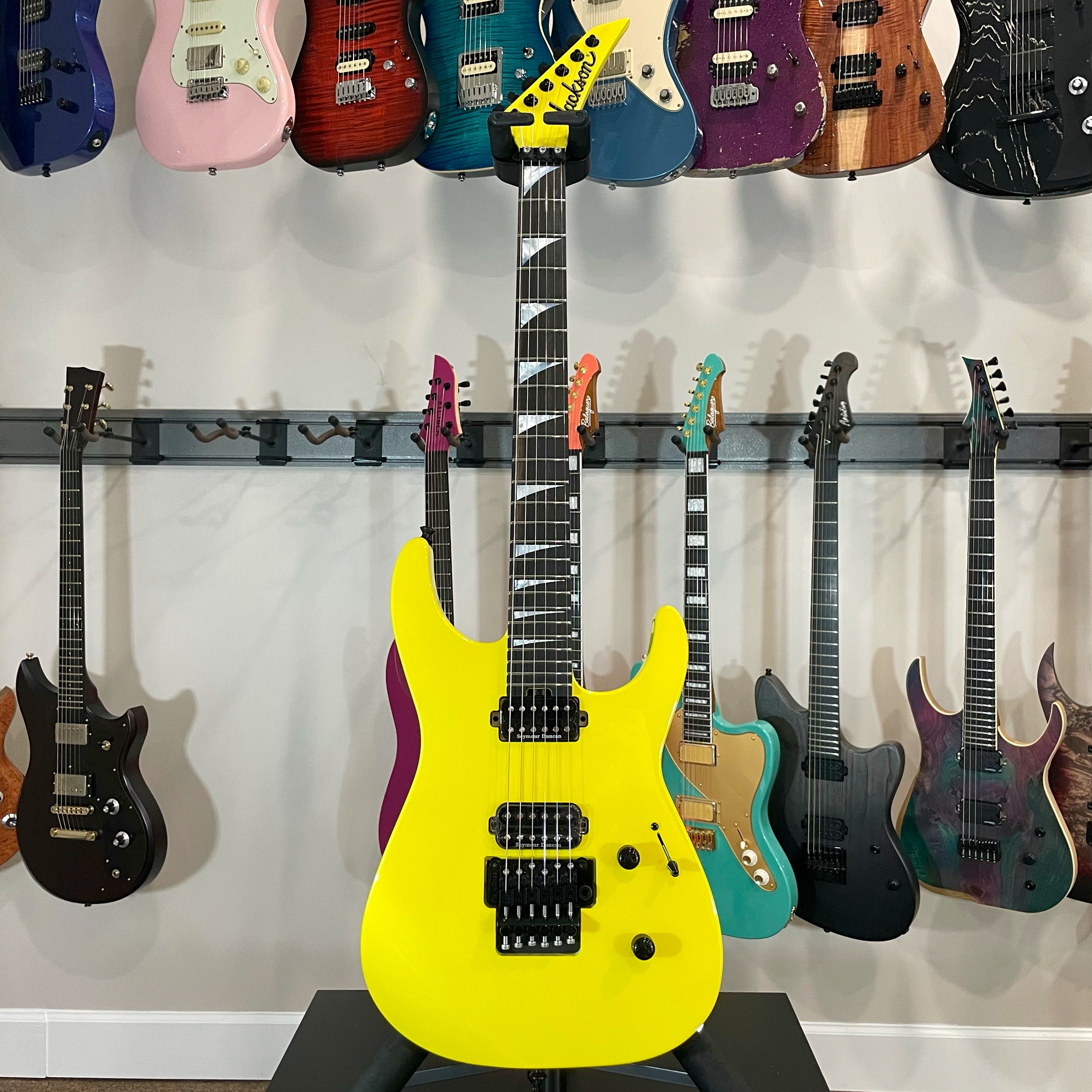 Jackson American Series Soloist SL2 DX Electric Guitar w/ Case - Lemon Ice