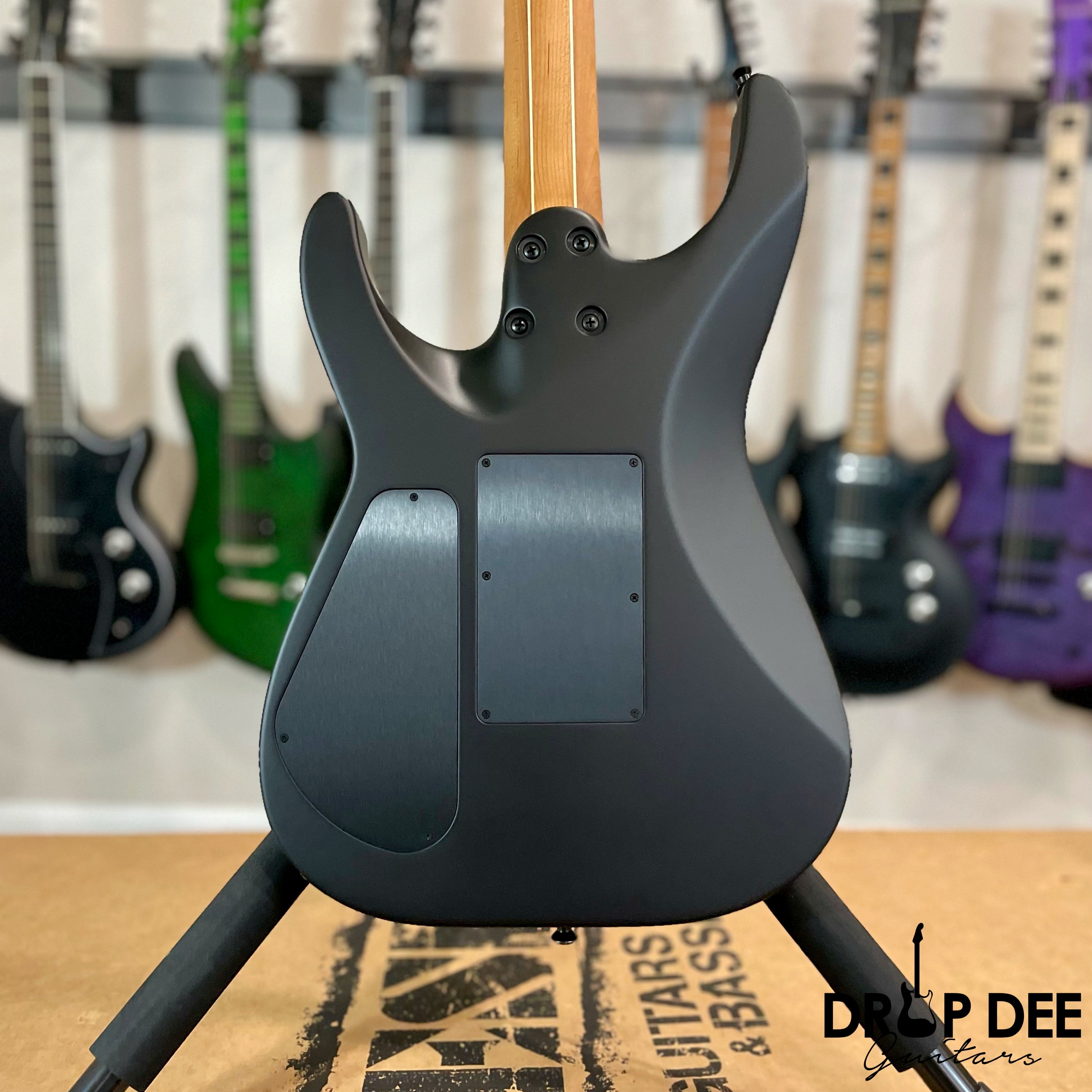 Jackson American Series Virtuoso Electric Guitar w/ Case - Satin Black