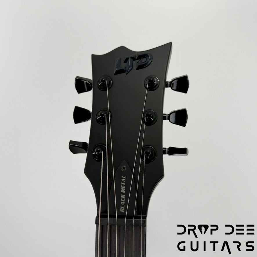 ESP LTD EC Black Metal Electric Guitar - Black Satin