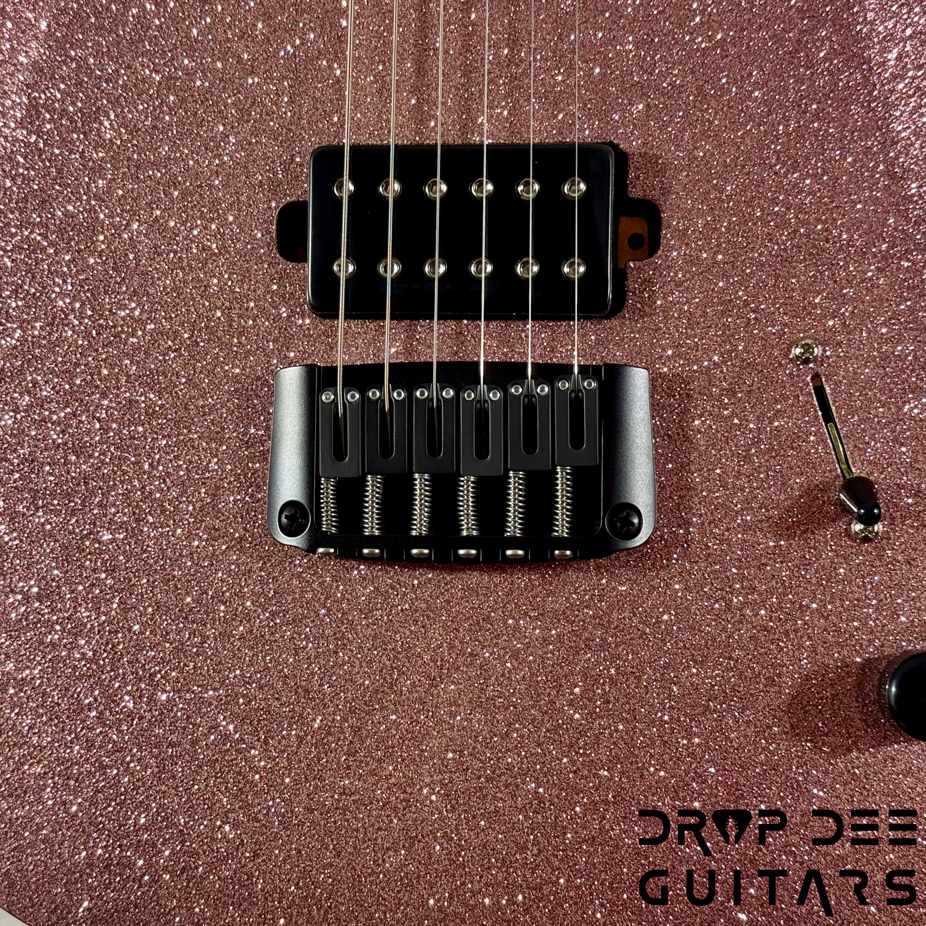 Balaguer USA Series Seraph Modern Electric Guitar w/ Case (124) - Gloss Metallic Rose Gold