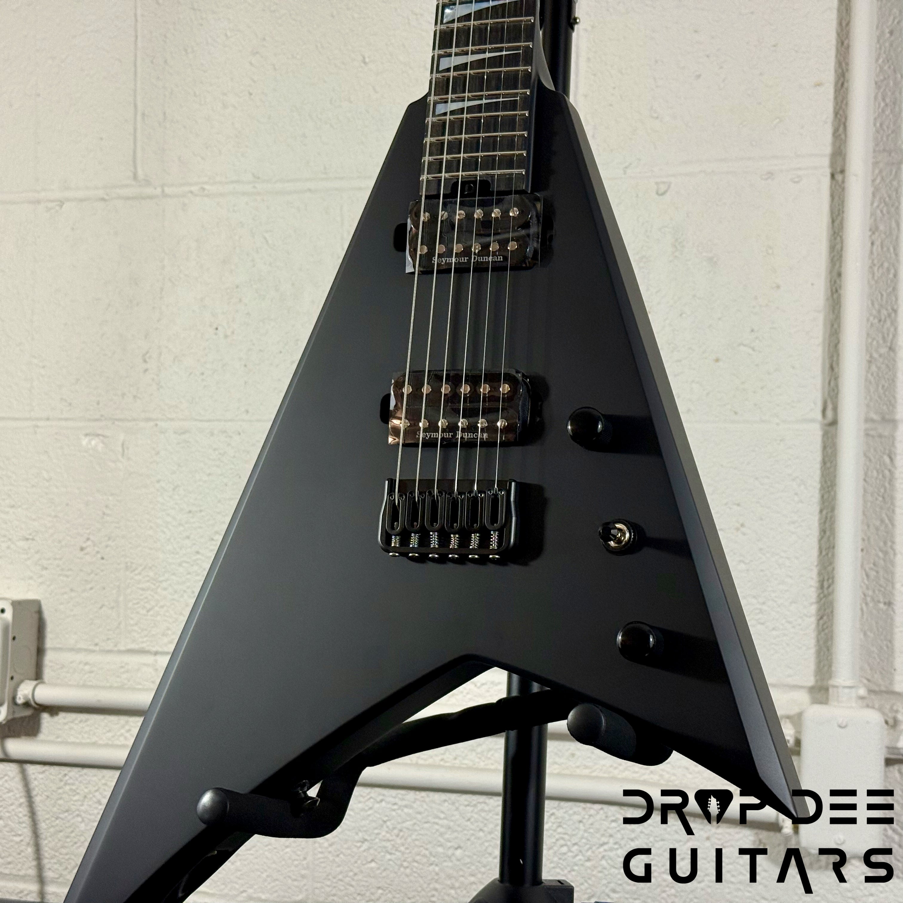 Jackson American Series Rhoads RR24 HT Electric Guitar w/ Case - Satin Black