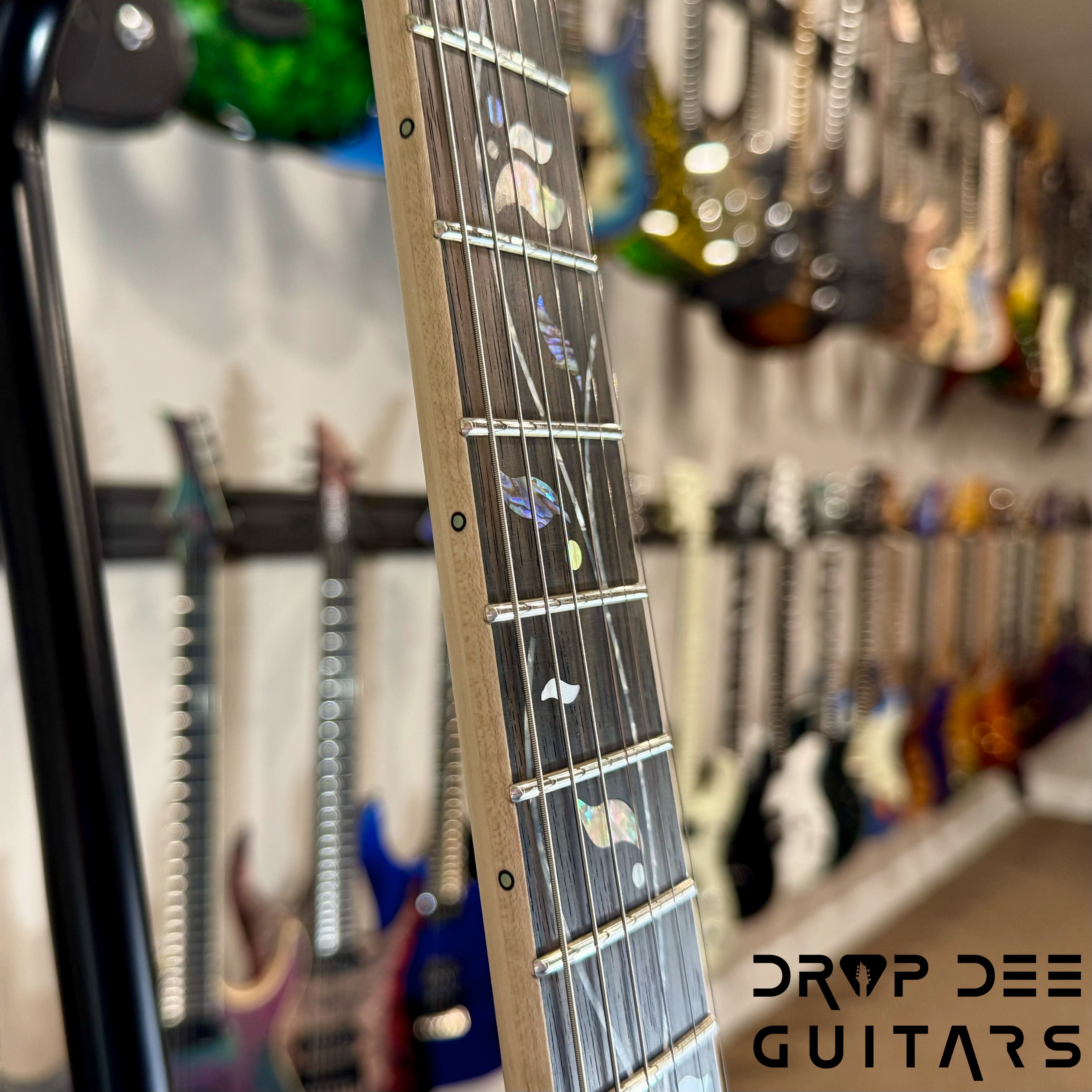 Ibanez J Custom RG8570 Electric Guitar w/ Case - Black Rutile