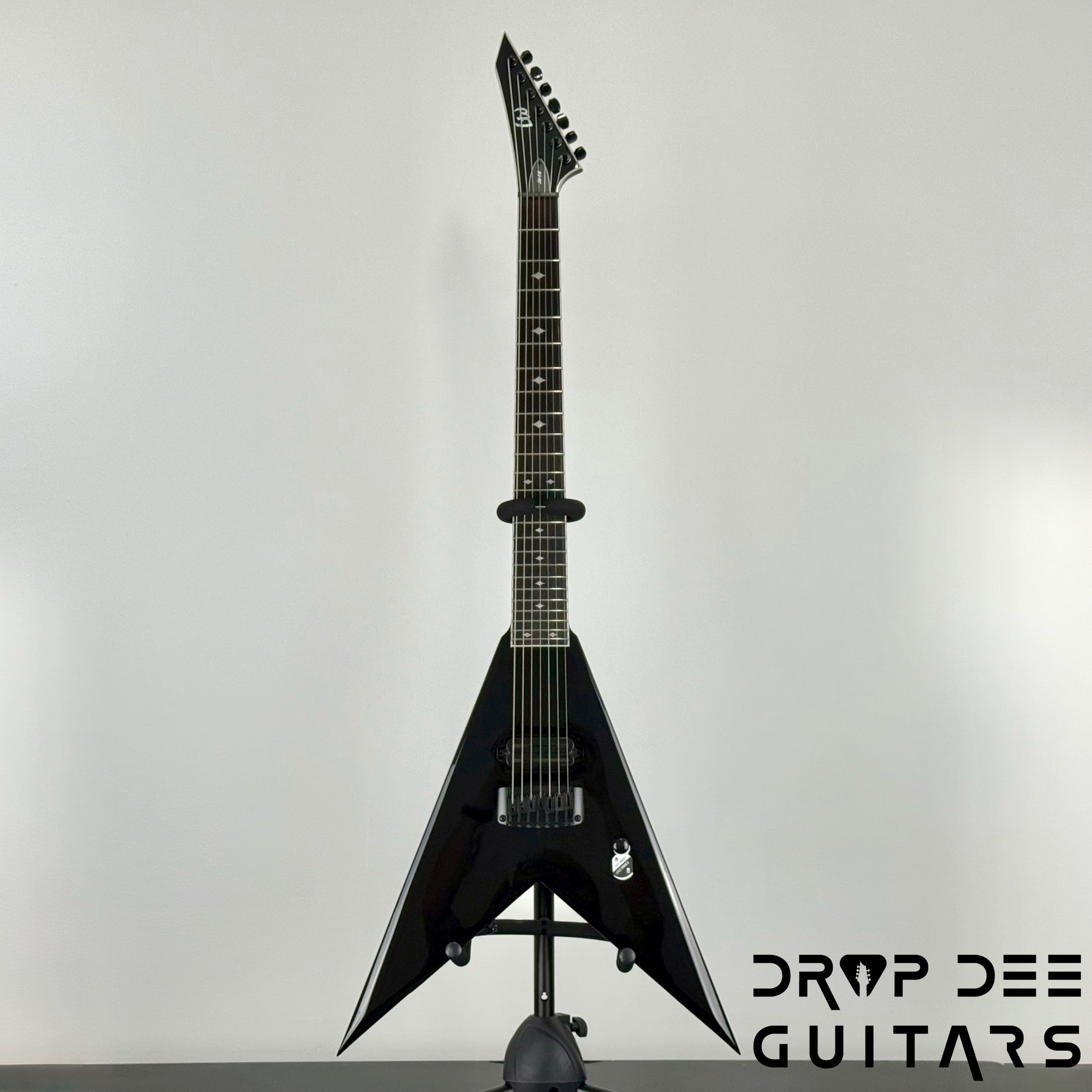 ESP LTD Jack Simmons JS-7 Baritone 7-String Electric Guitar w/ Case - Black