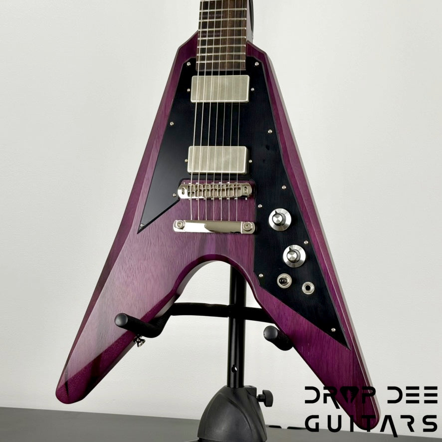 Dunable USA Custom Shop Asteroid 7 7-String Electric Guitar w/ Case - Trans Purple