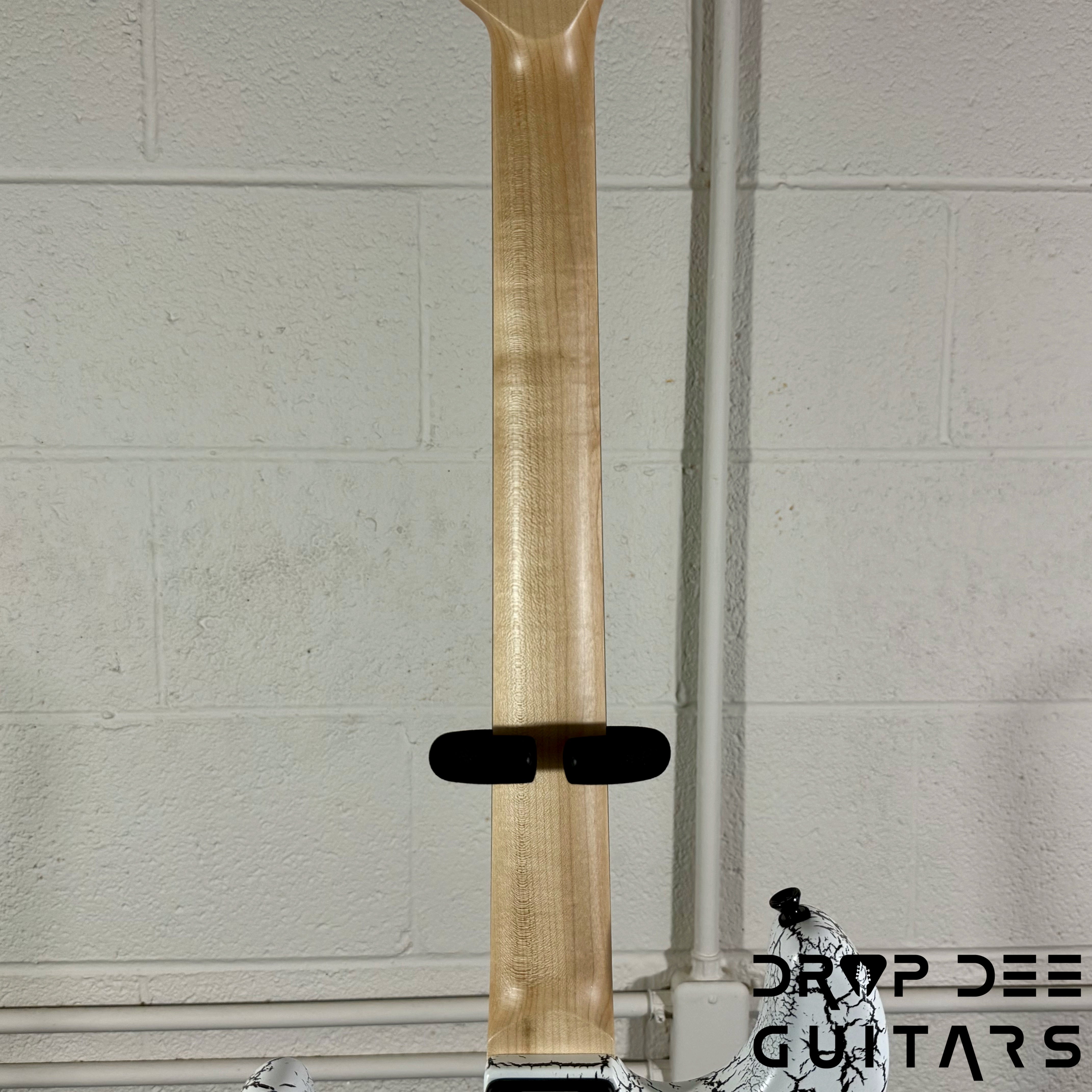 Schecter USA Custom Shop John Browne Signature Zenith Electric Guitar w/ Case - Fracture White