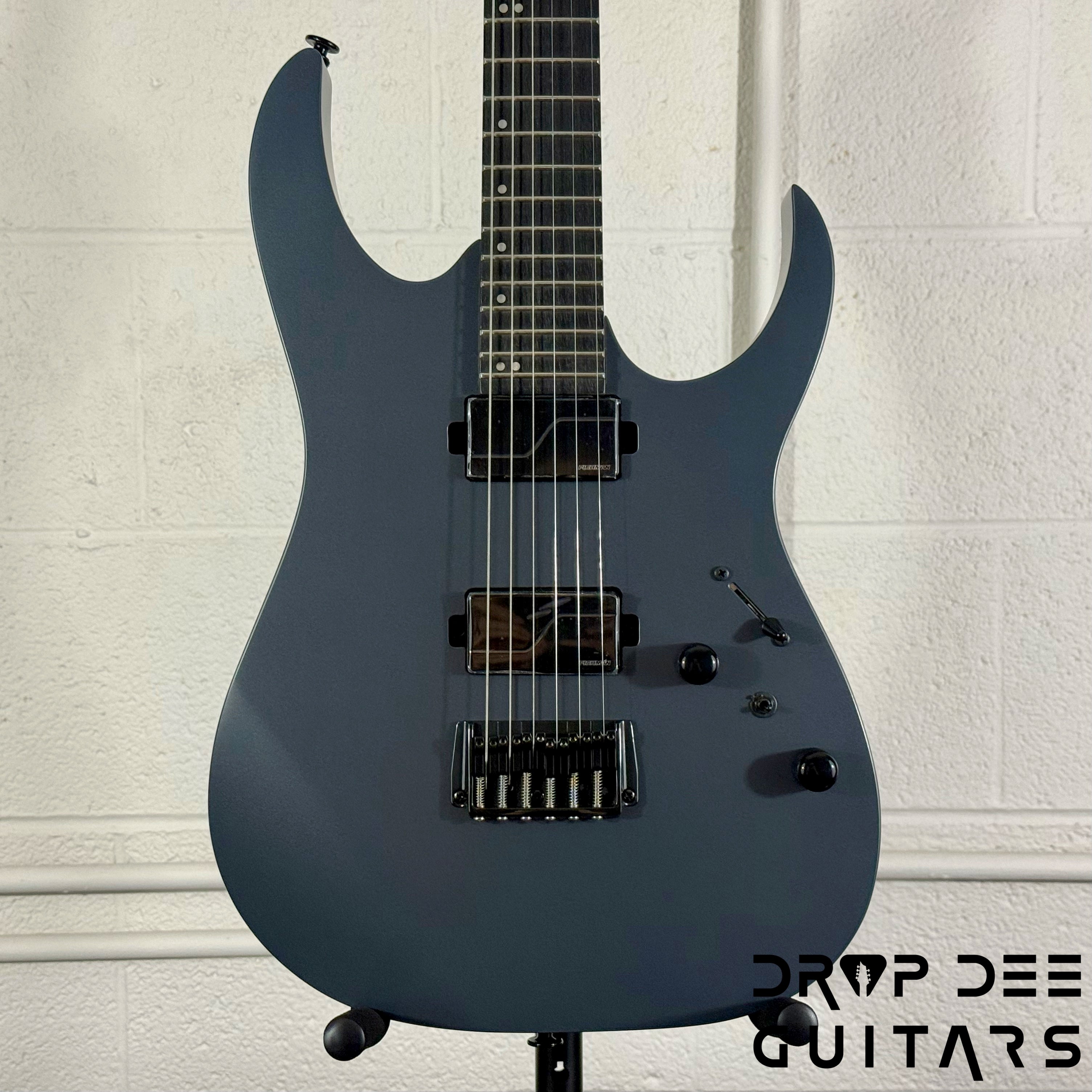 Ibanez Prestige RGR5121RB Electric Guitar w/ Case - Gray Metallic Flat