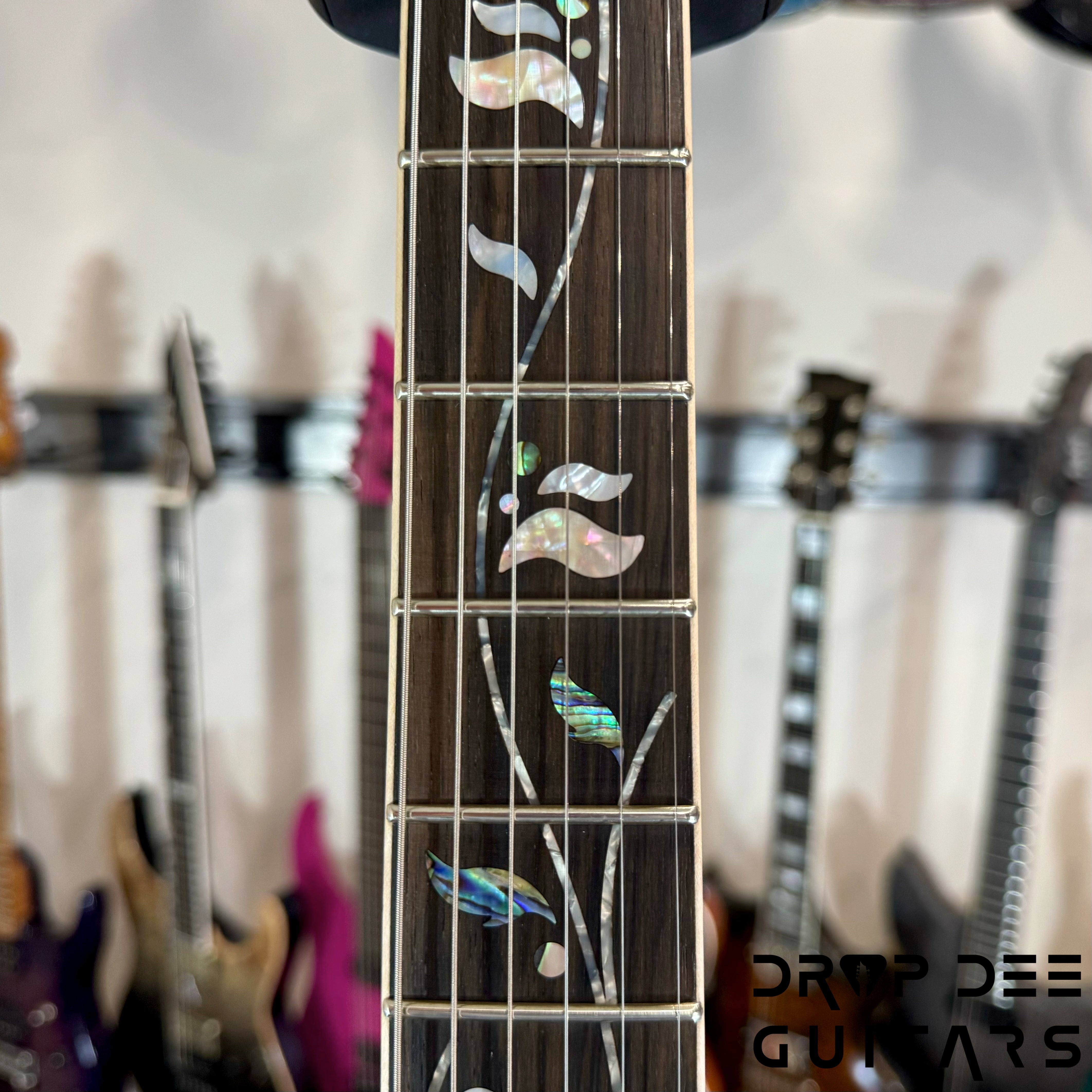 Ibanez J Custom RG8570 Electric Guitar w/ Case - Black Rutile