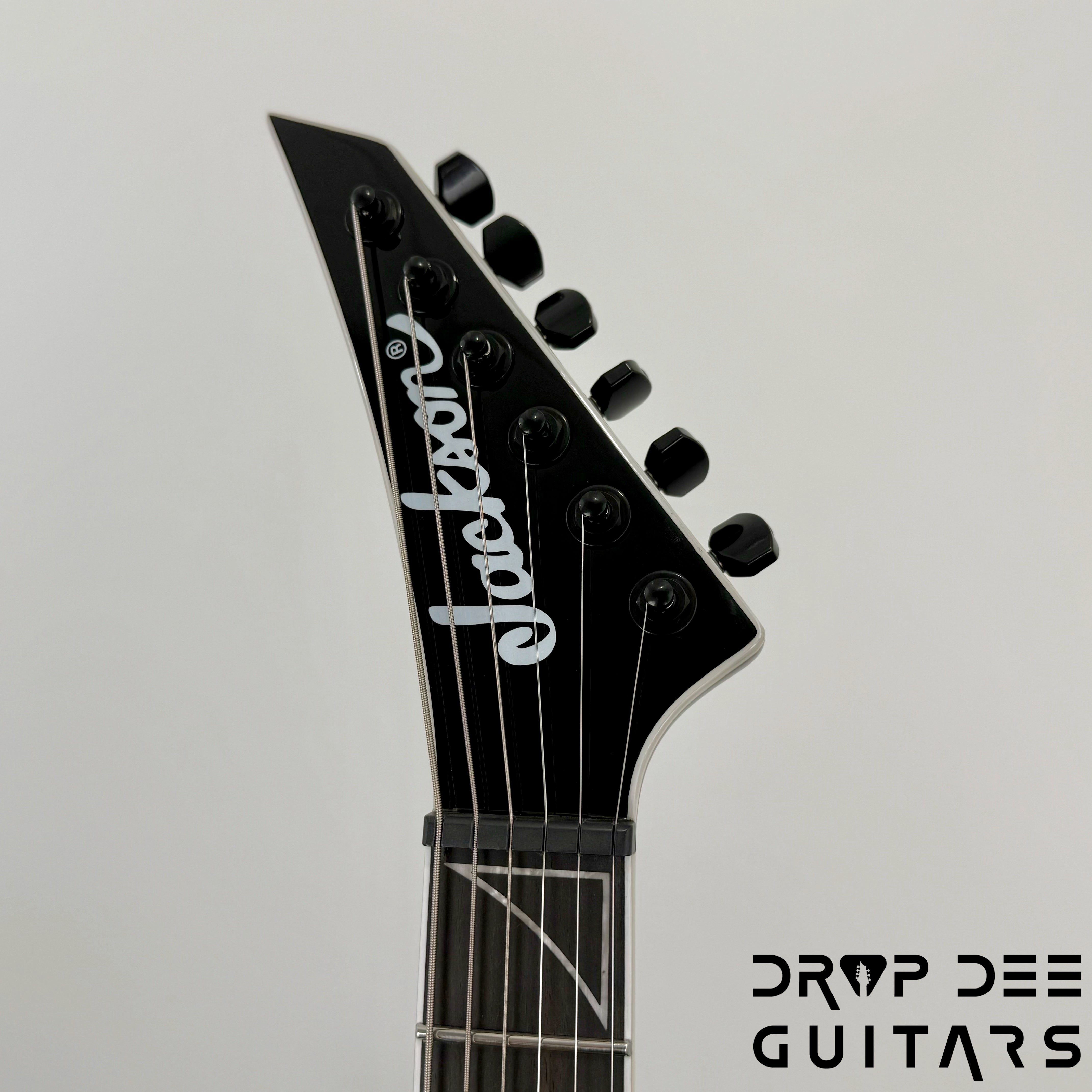 Jackson Pro Plus Series Signature Christian Andreu Rhoads RR24 EVTN6 Electric Guitar w/ Case - Black with White Bevels