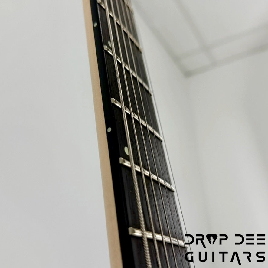 Ibanez Prestige RGDR4327 Baritone 7-String Electric Guitar w/ Case - Natural Flat