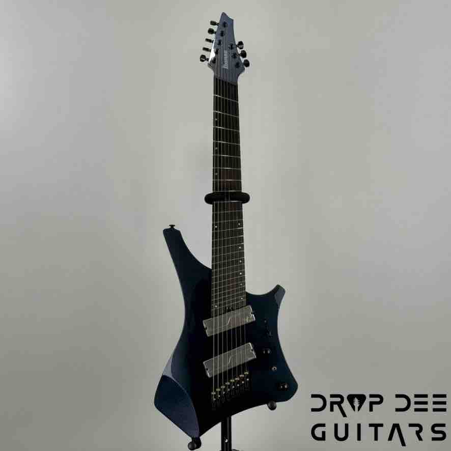 Ibanez Alpha A528 Multiscale 8-String Electric Guitar w/ Bag - Iron Pewter