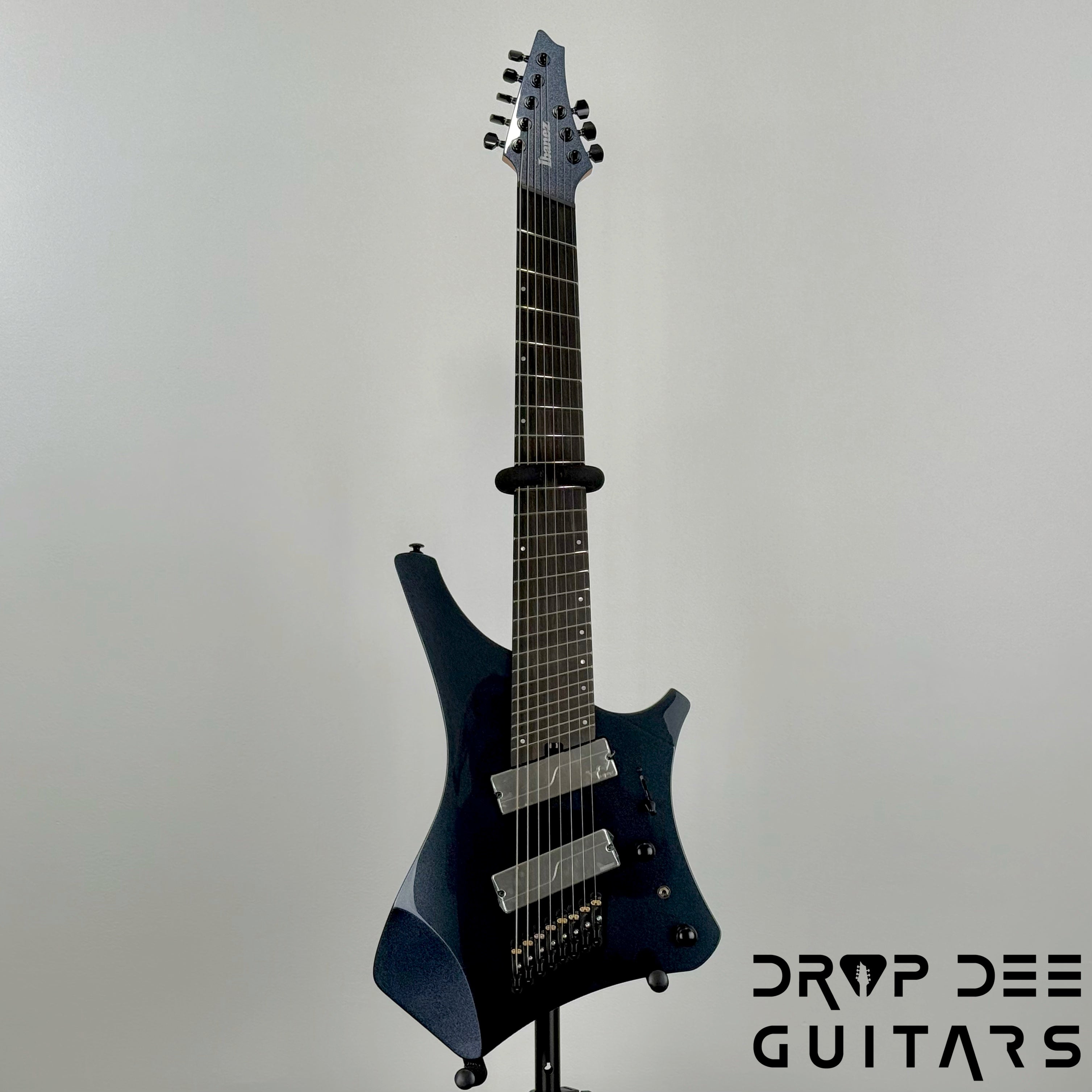 Ibanez Alpha A527 Multiscale 7-String Electric Guitar w/ Bag - Iron Pewter