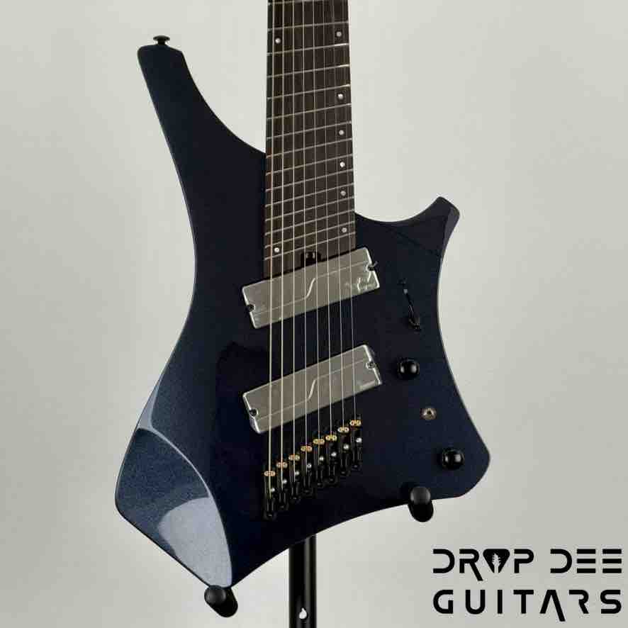 Ibanez Alpha A528 Multiscale 8-String Electric Guitar w/ Bag - Iron Pewter