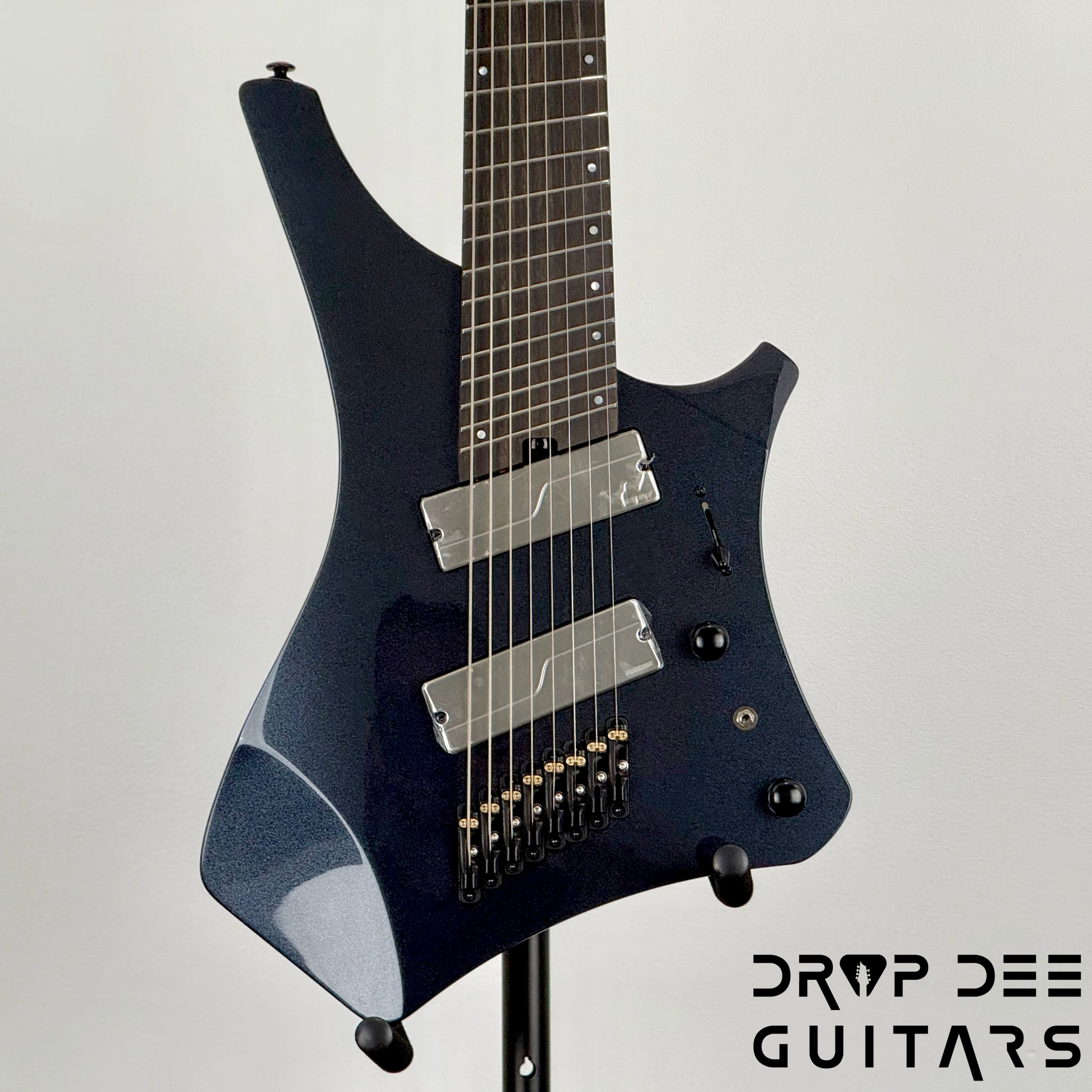 Ibanez Alpha A527 Multiscale 7-String Electric Guitar w/ Bag - Iron Pewter